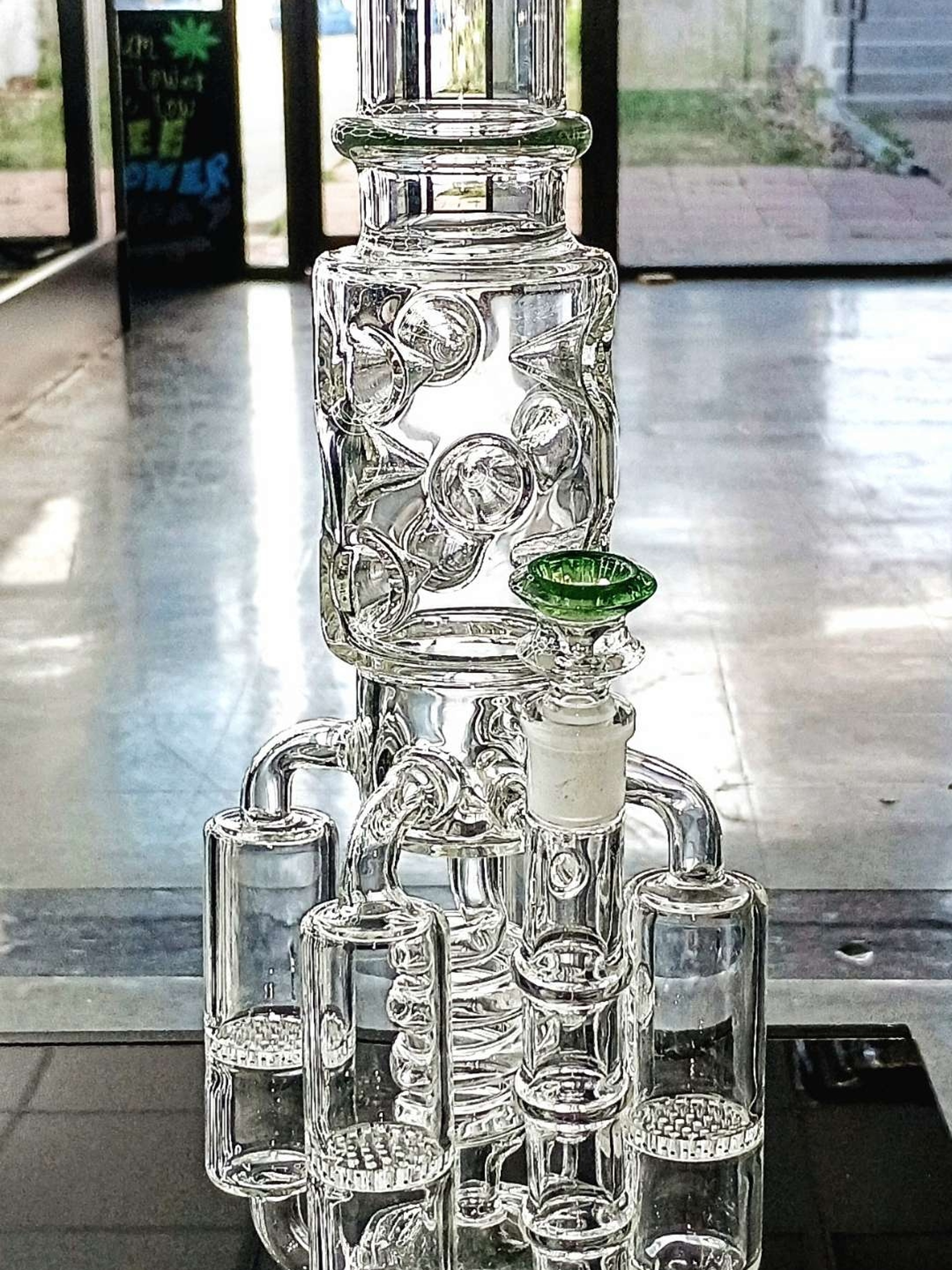 Preview pic of 21" Morning Glory Recycler Rig