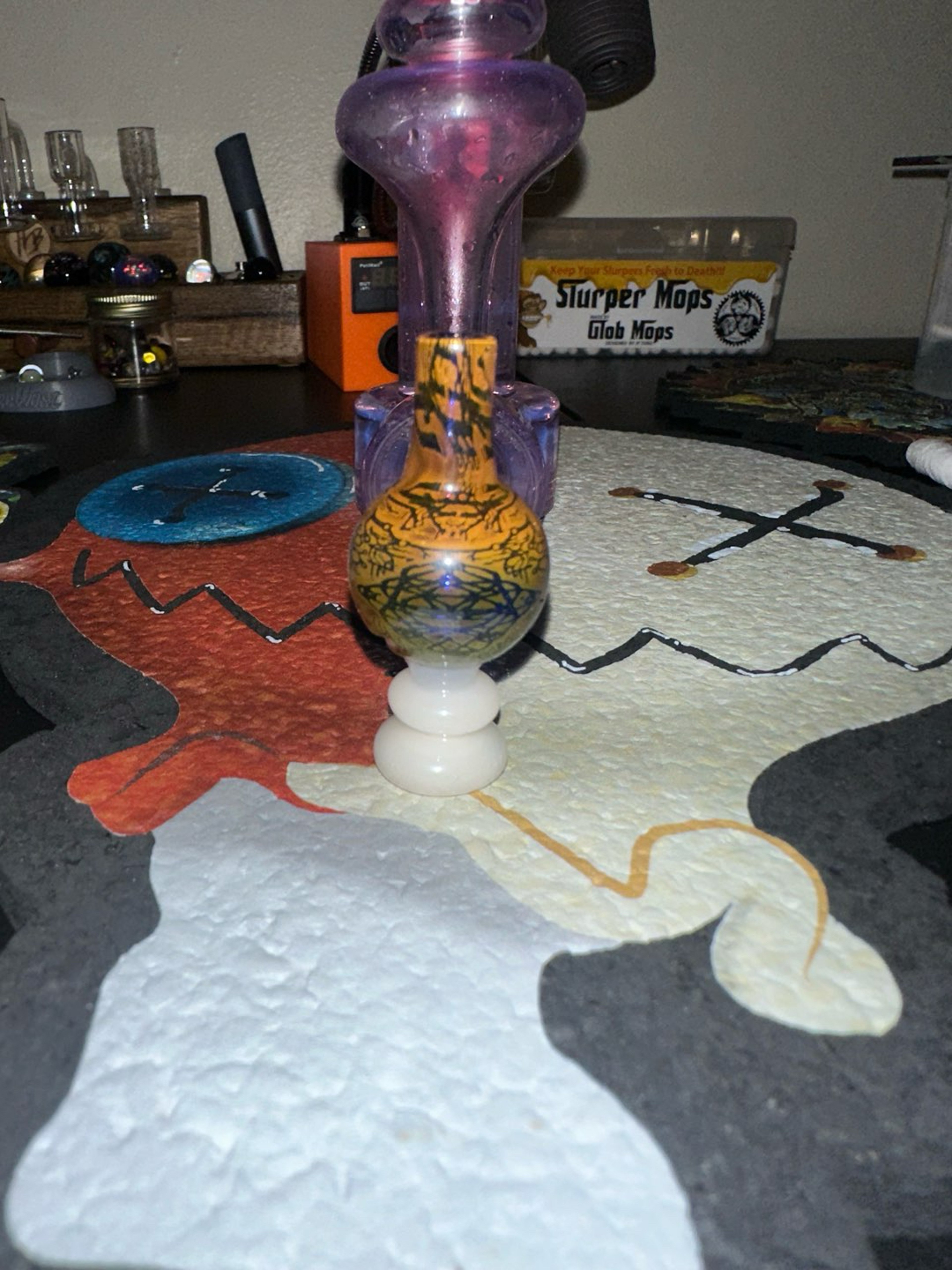 Preview pic of TacoJesusGlass 25mm Bubble cap