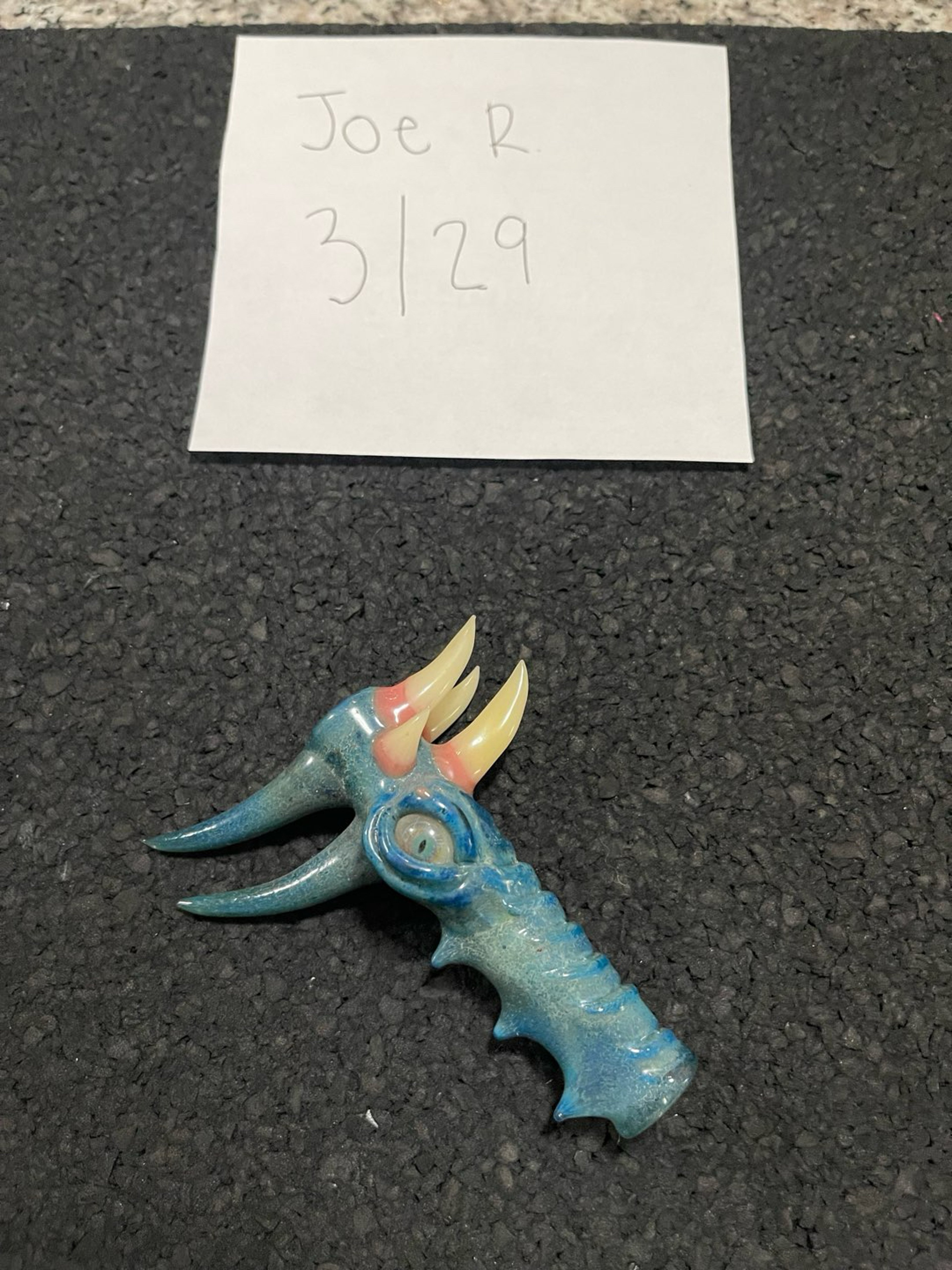 Preview pic of 2013 3 hole blue frit w/ spikes