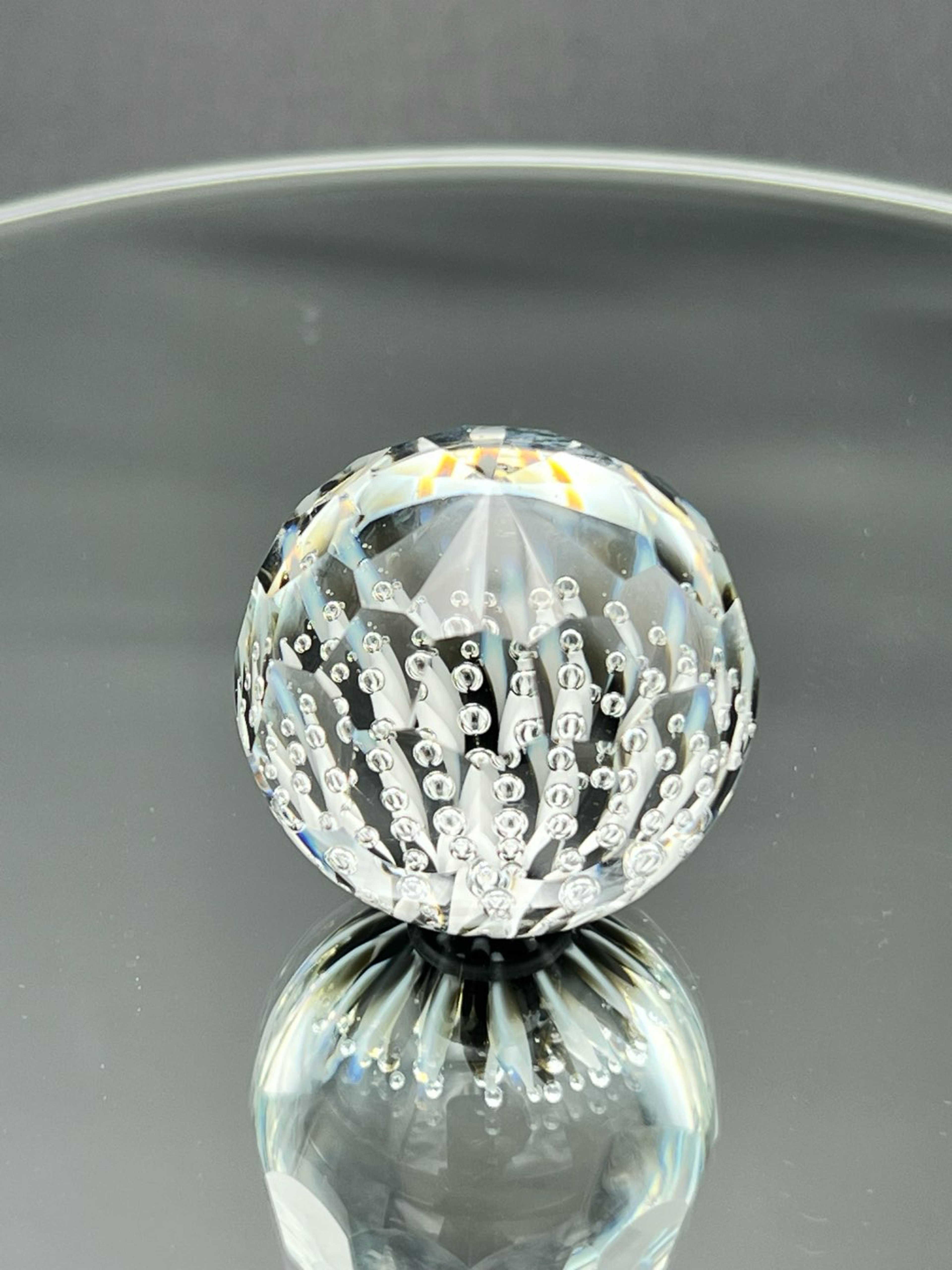 Preview pic of Mr Facet Floral Air Trap Faceted Marble