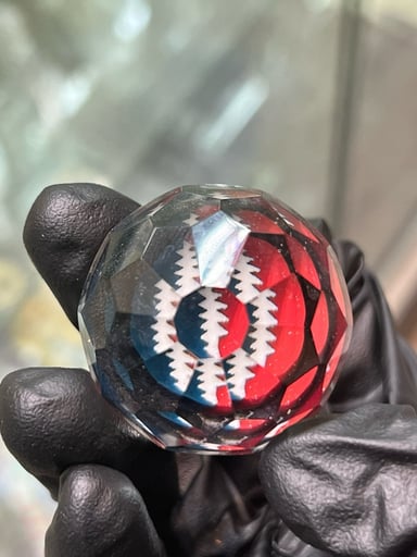 Preview pic of Mr Facet x Ryan M Faceted Grateful Dead Millie Marble