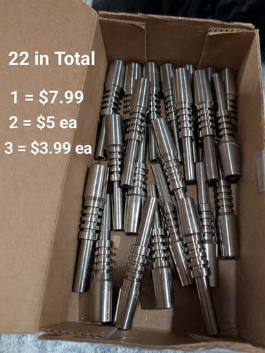 Preview pic of 14mm Titanium Nectar Tips