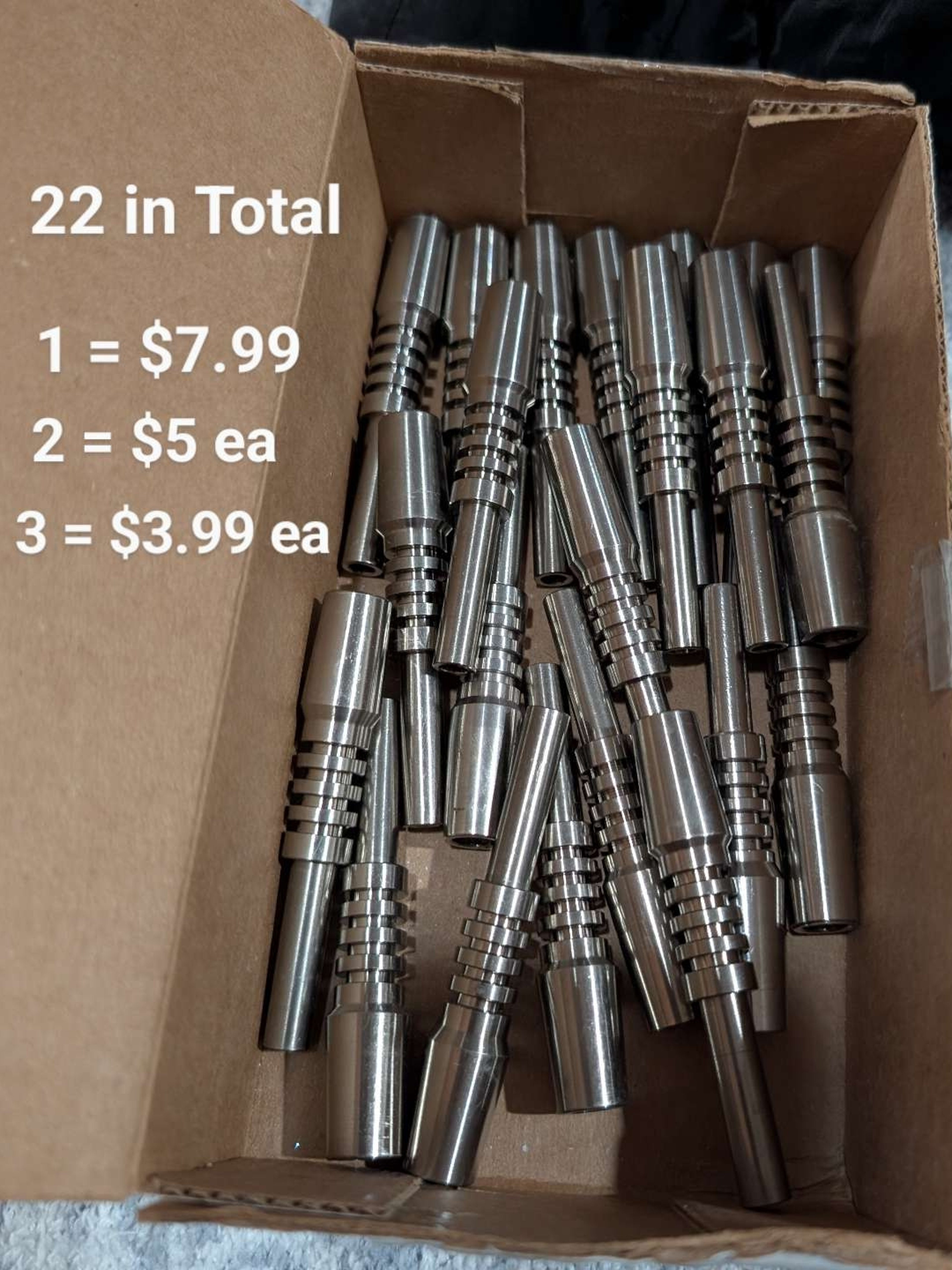 Preview pic of 14mm Titanium Nectar Tips