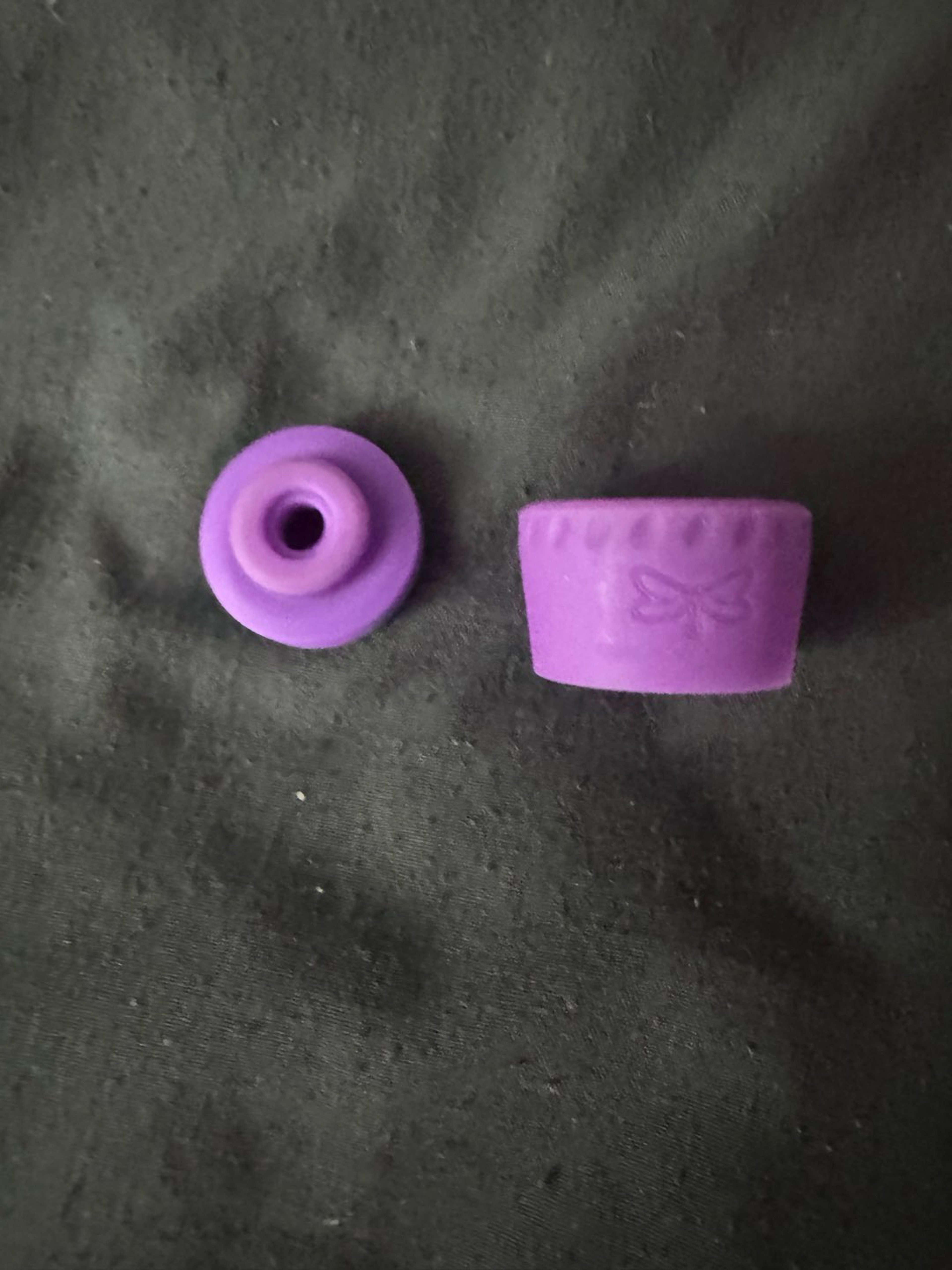 Preview pic of TuffTethers Purple Flux Cap+Silicone Sleeve! Trusted Seller!