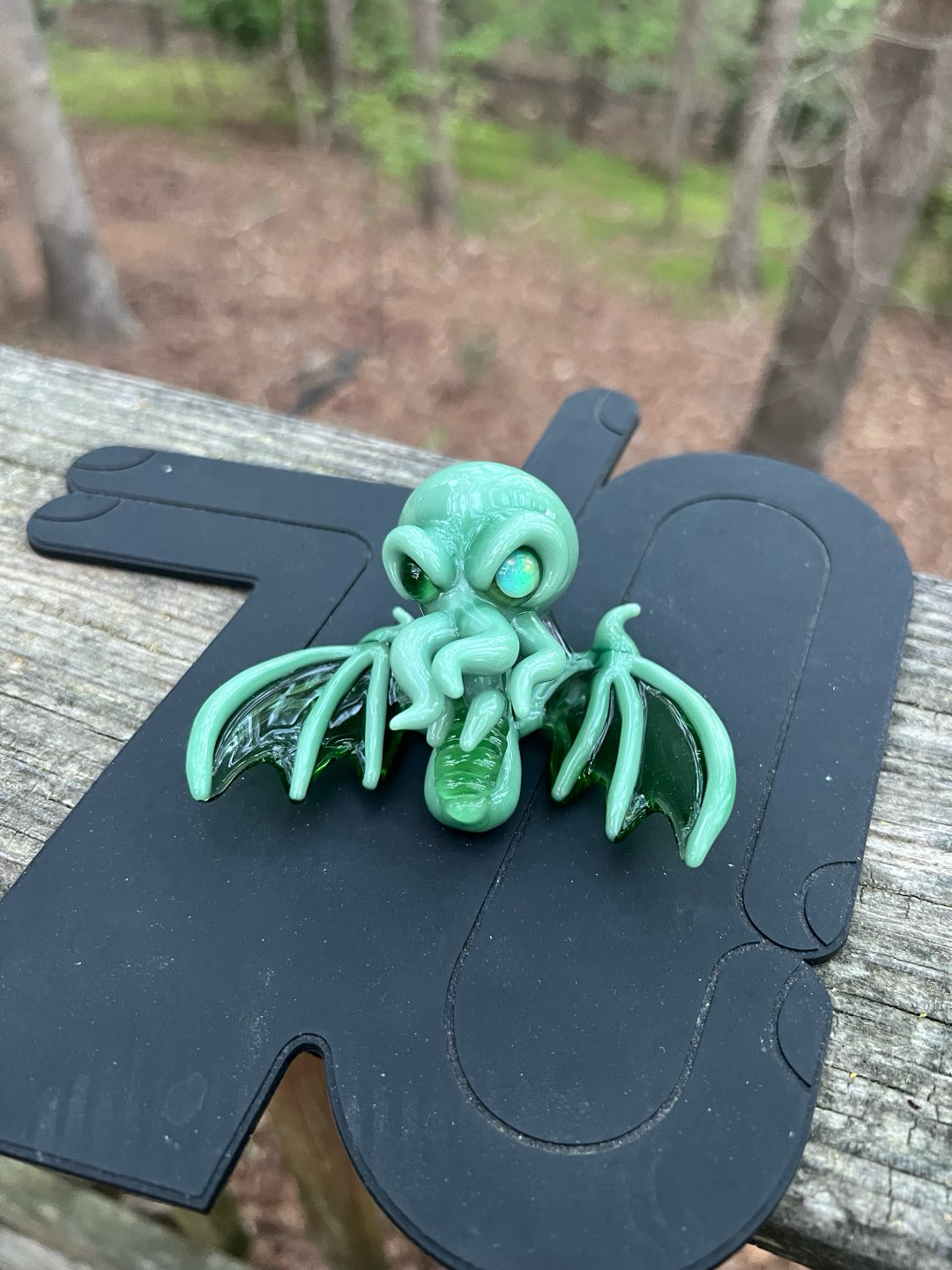 Preview pic of Green Cthulhu Pendant by Al Boro