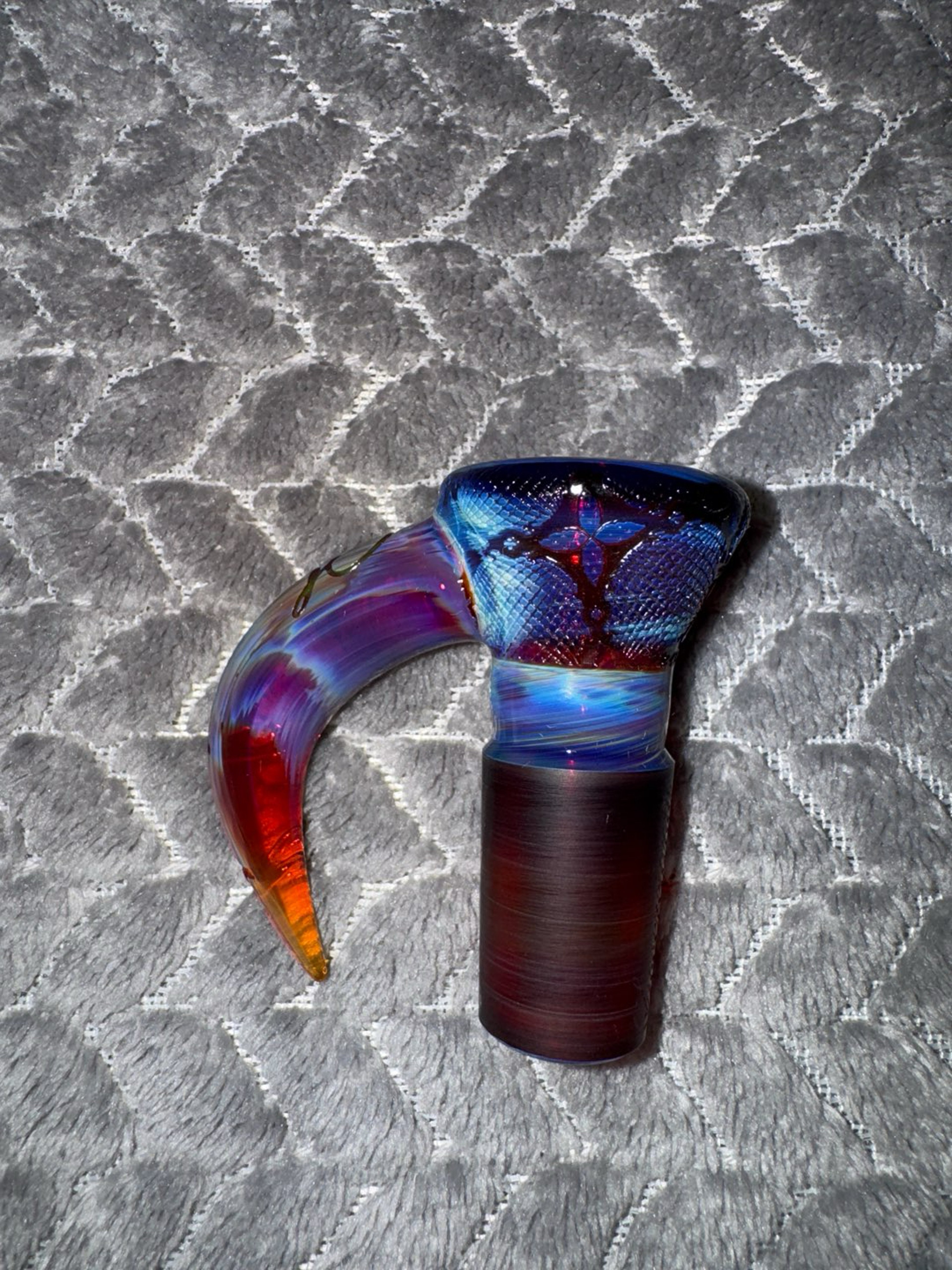 Preview pic of FW Amber Purple w/ Thumbprint retti + Script logo