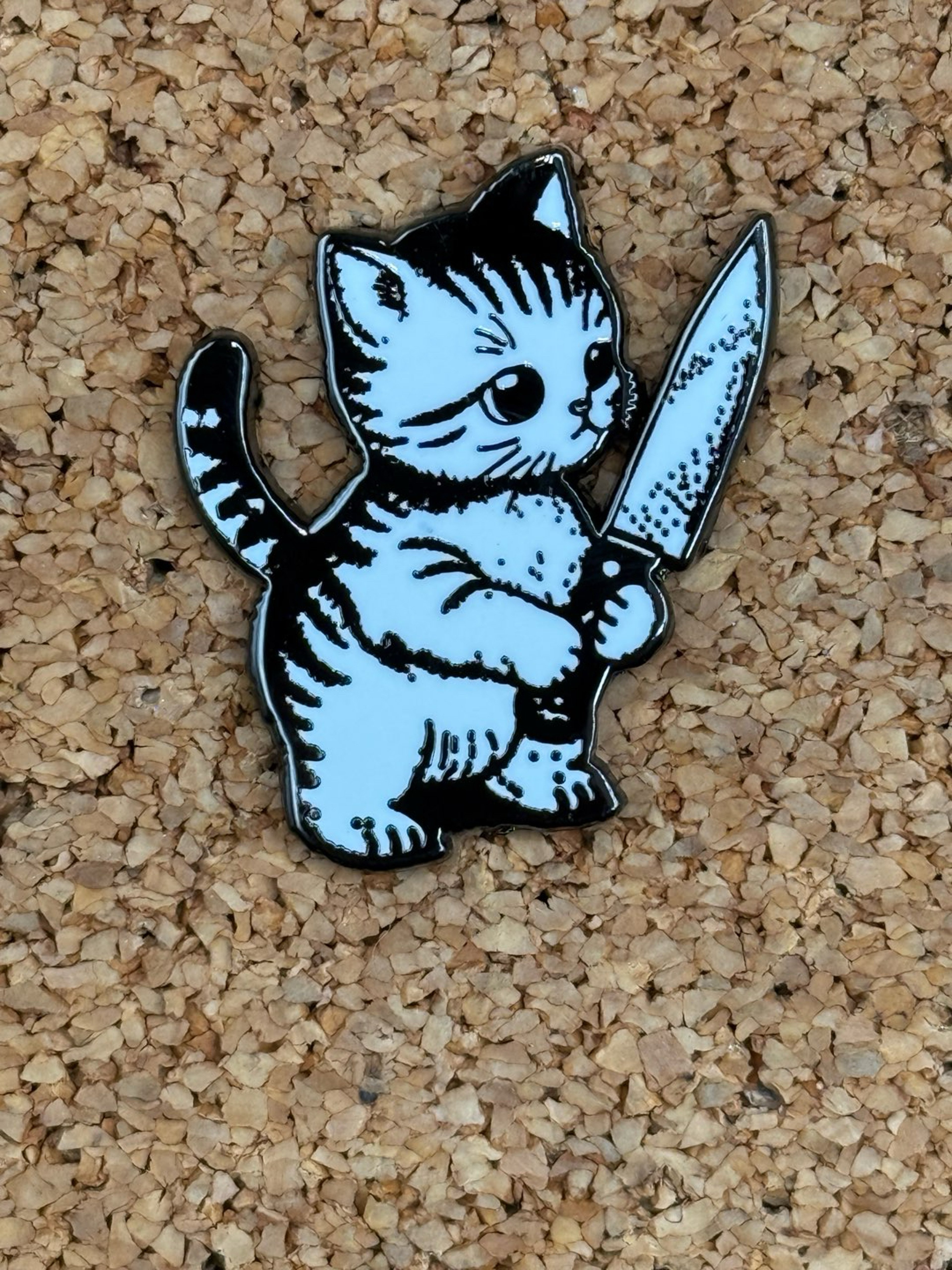 Preview pic of Evil kitty pin