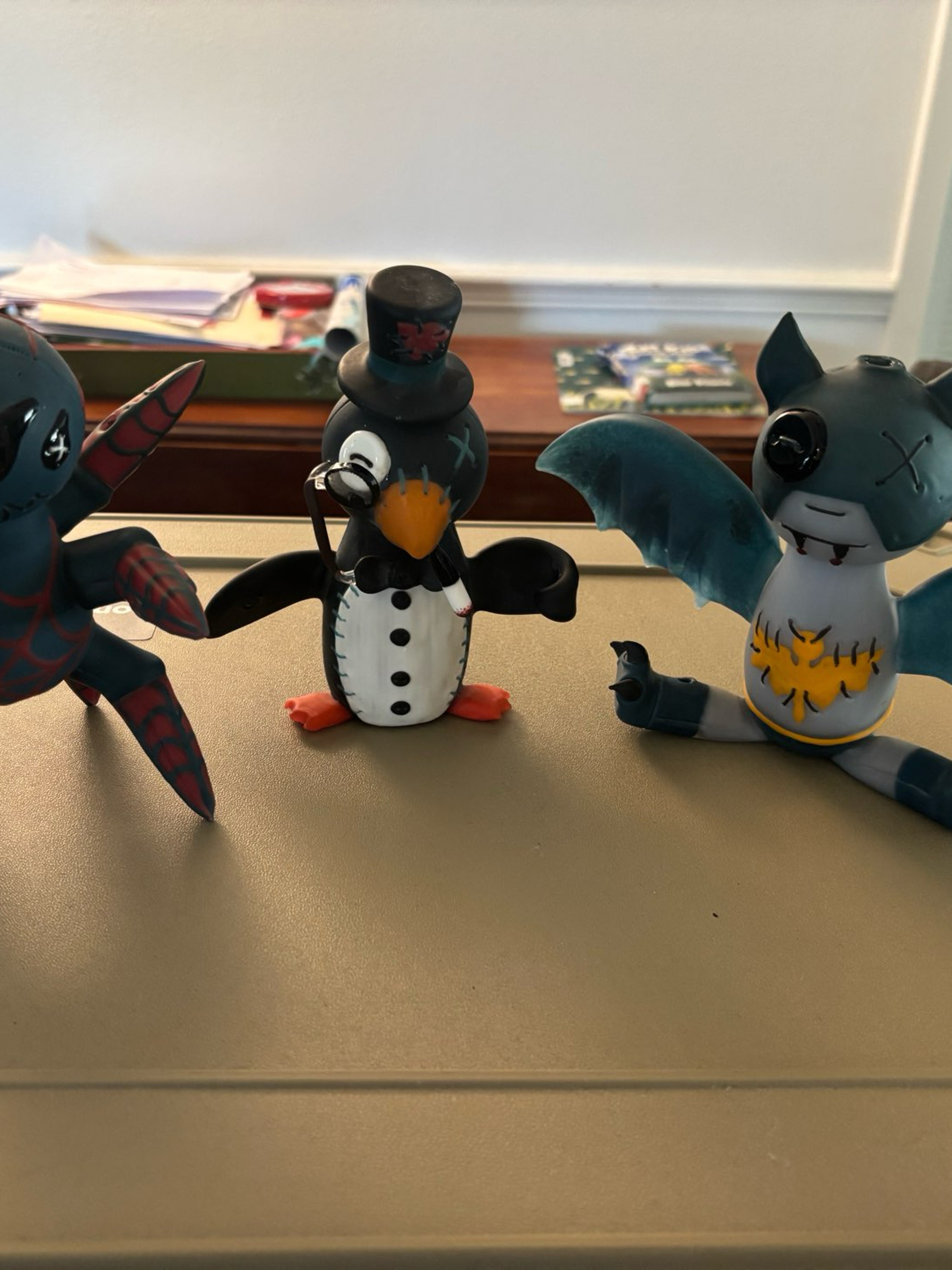 Spider-Man, the Penguin and Batman image 0