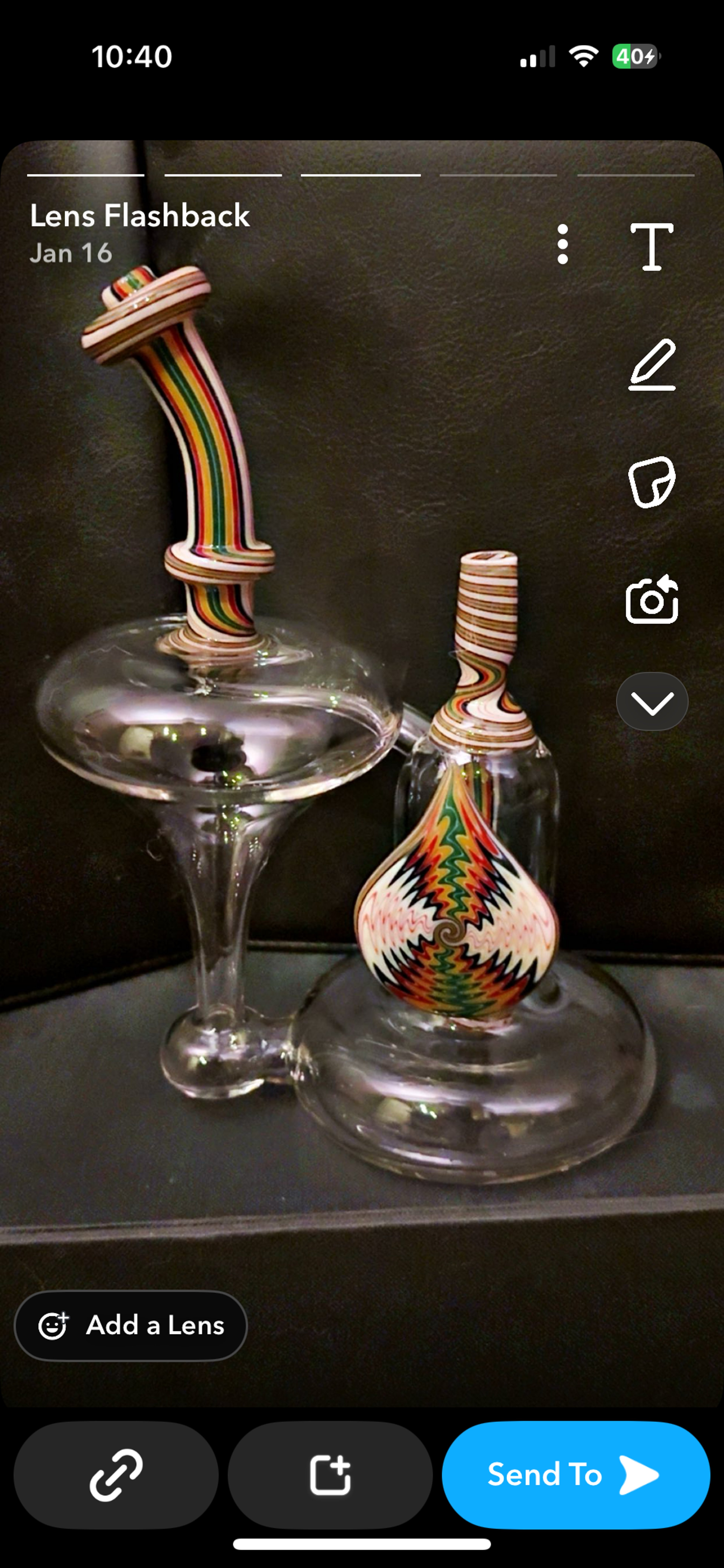 Preview pic of Davey Cakes Rasta Wigwag Recycler