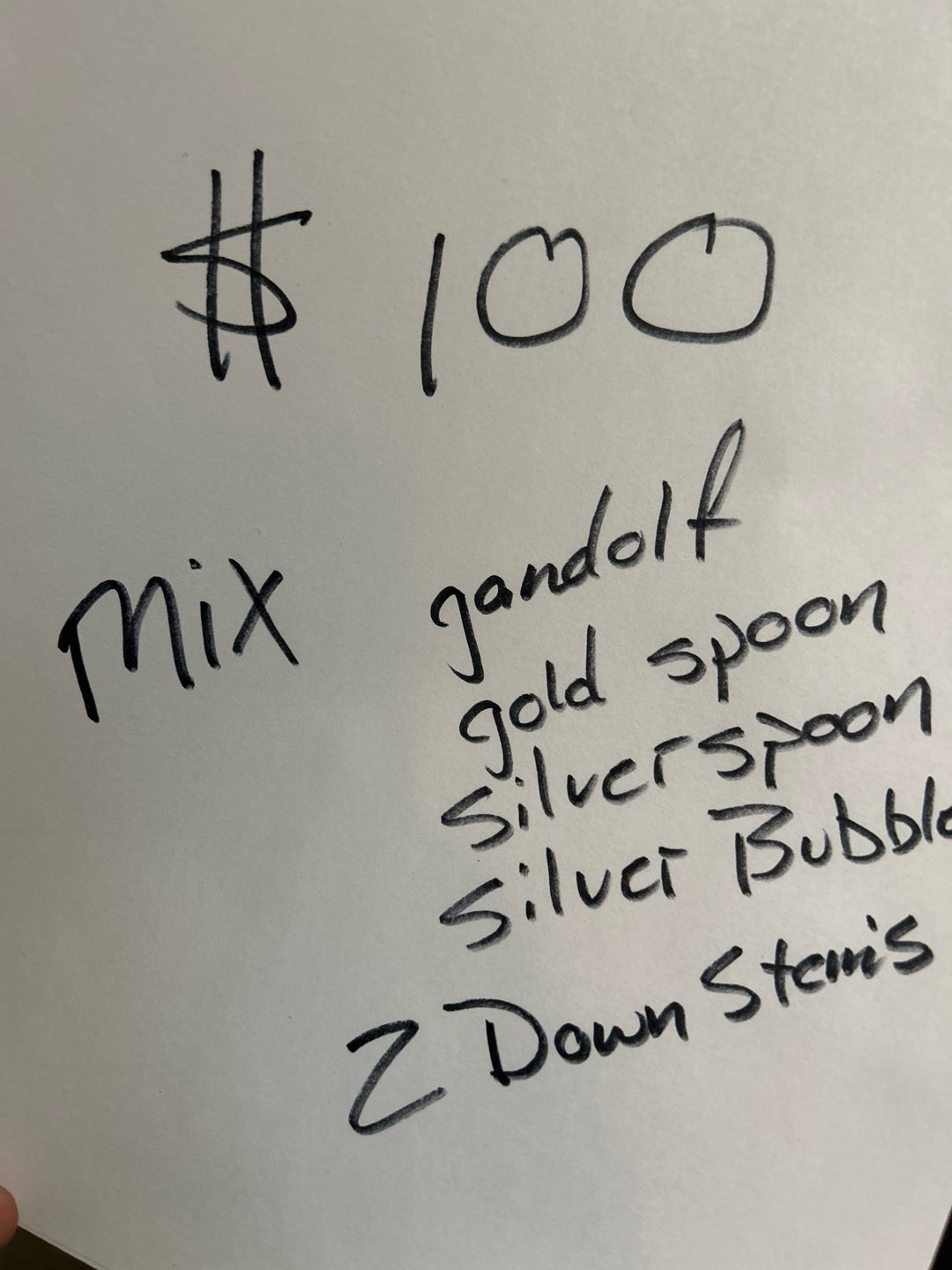 Preview pic of Hundred dollar mix