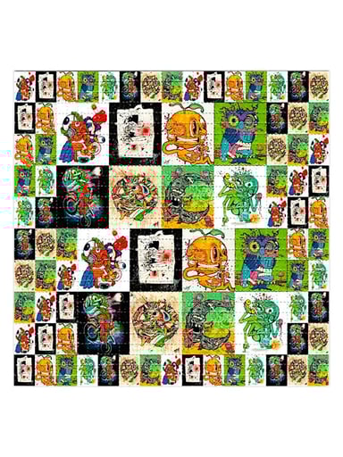 Preview pic of Aaron Brooks "Multi Panel" Blotter Print