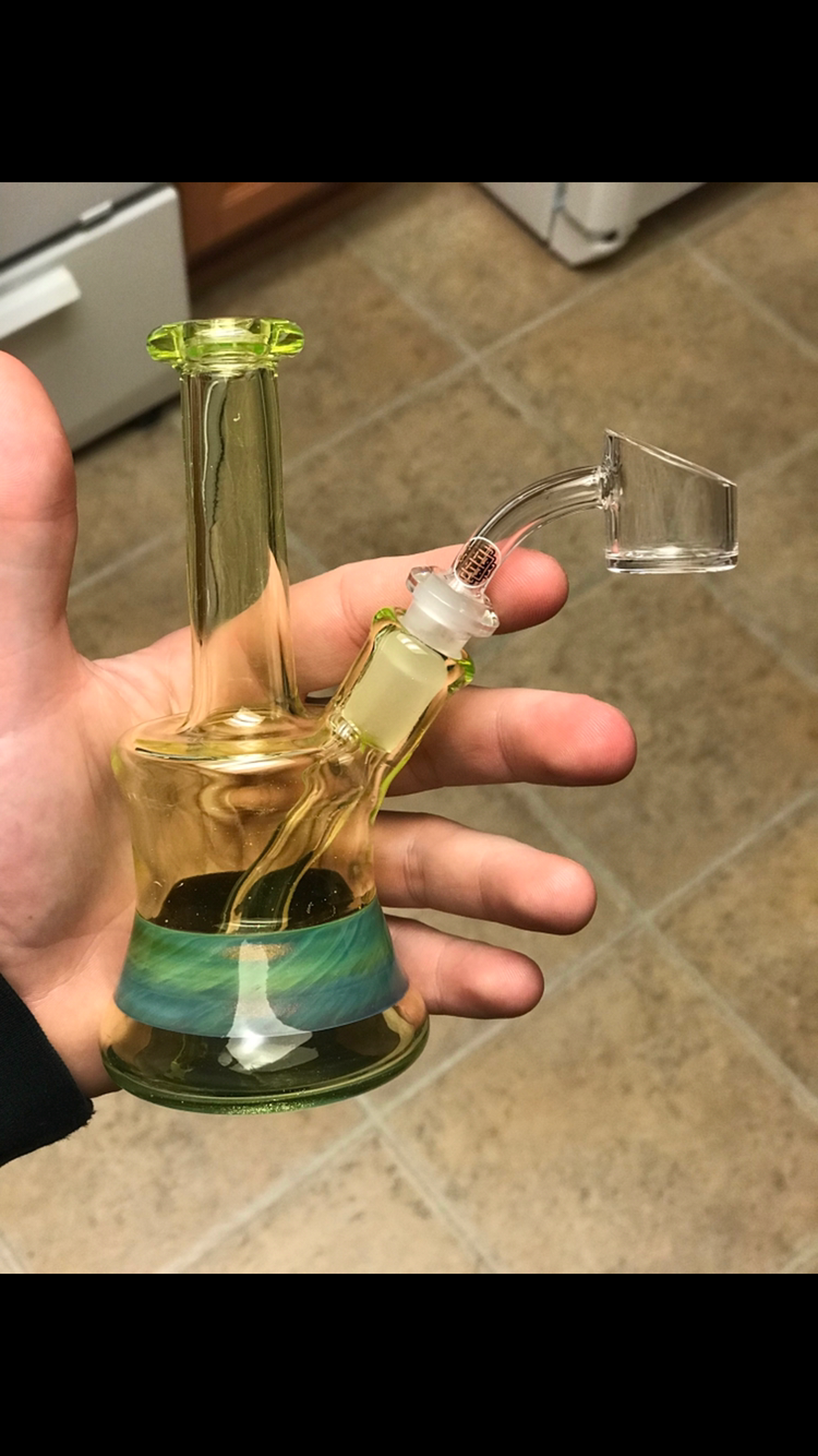 Preview pic of Gameboy.Glass Illuminati/dragons eye Mini Tube