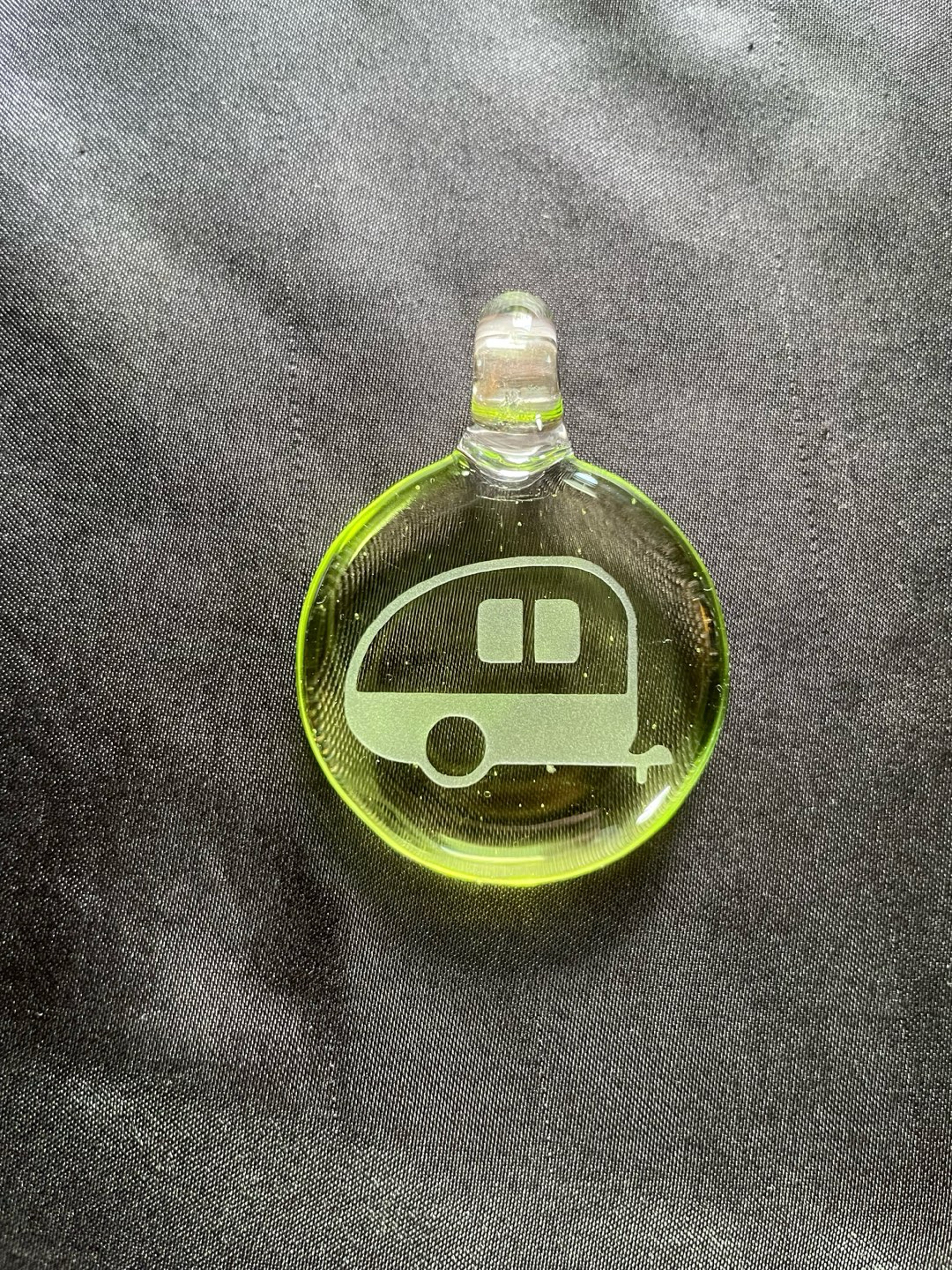 Hwy2glass Sandblasted Pendant image 0