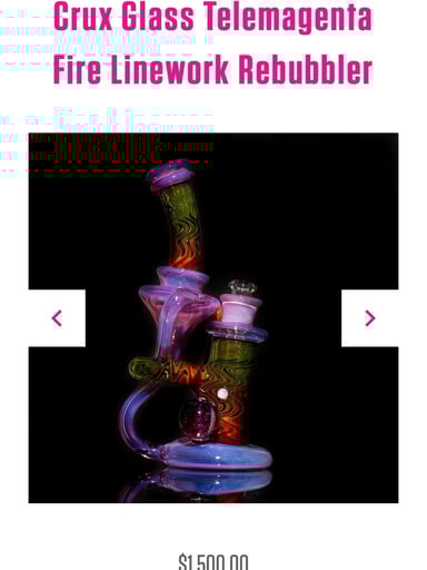 Preview pic of Crux Glass Telemagenta Rebubbler