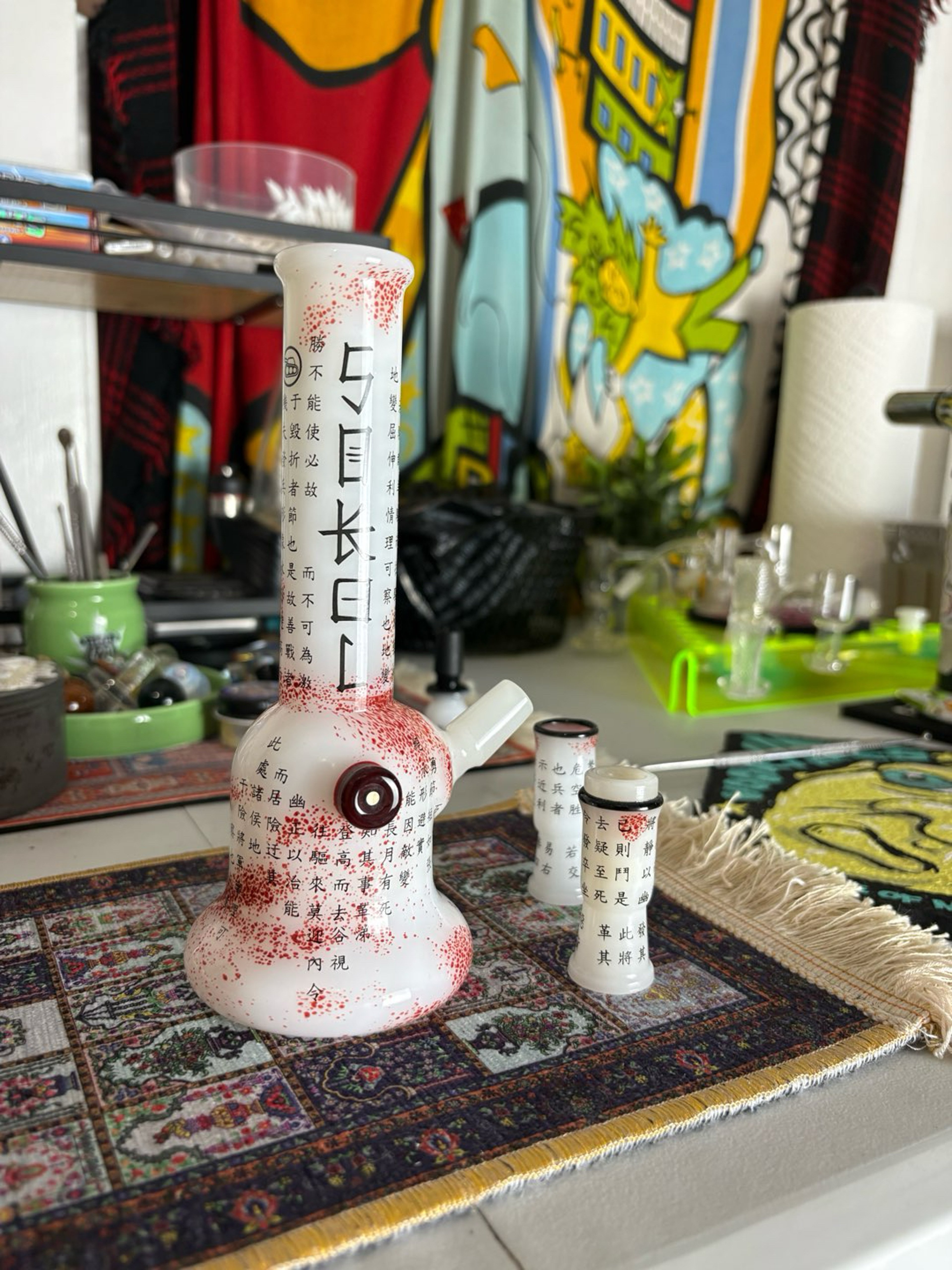 Preview pic of Sokol Blood-Splatter beaker - 14mm *HEADY