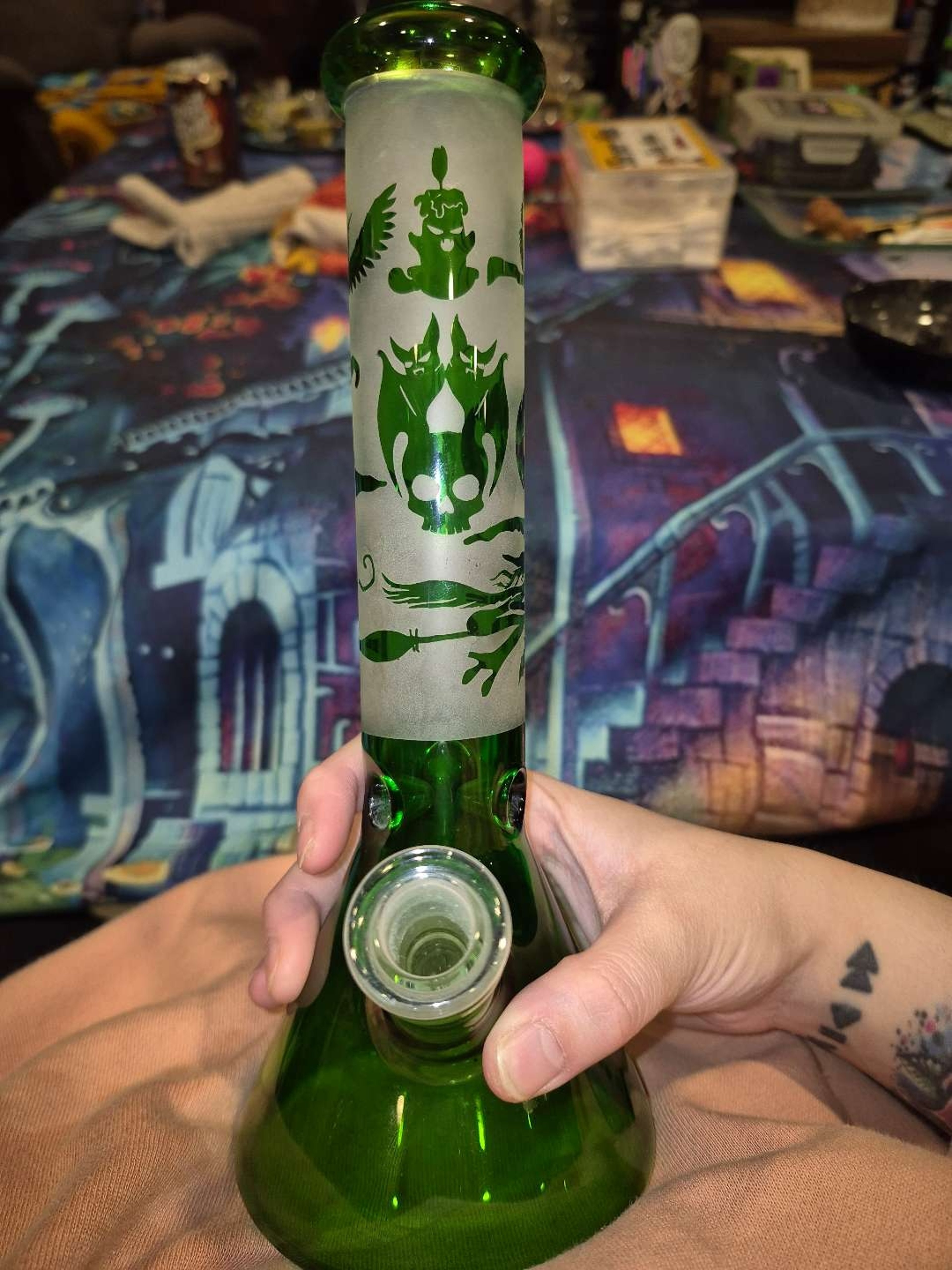 14mm Halloween beaker image 0