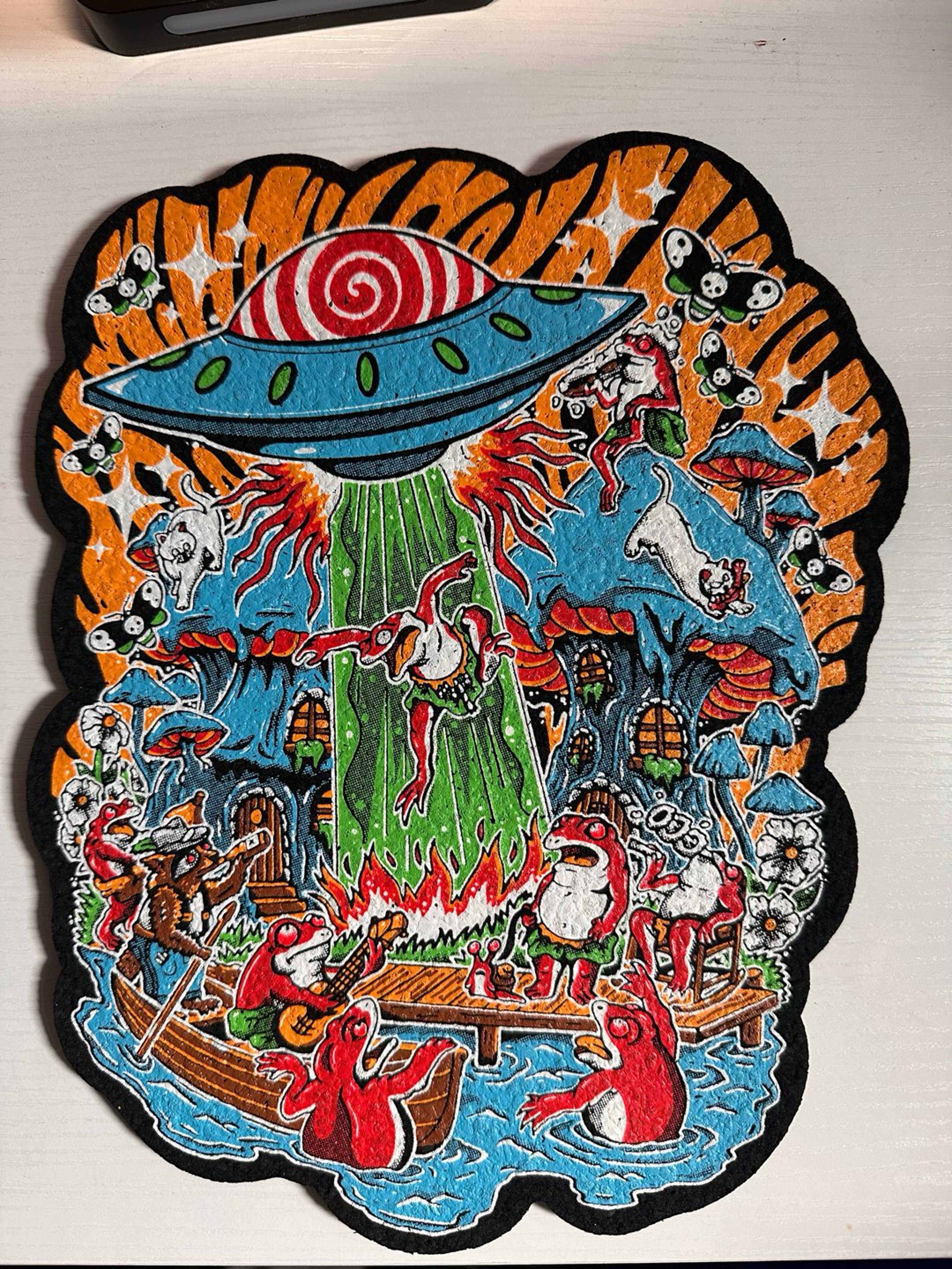 Preview pic of DMC “Frog Abduction” – Chaos in the Sky