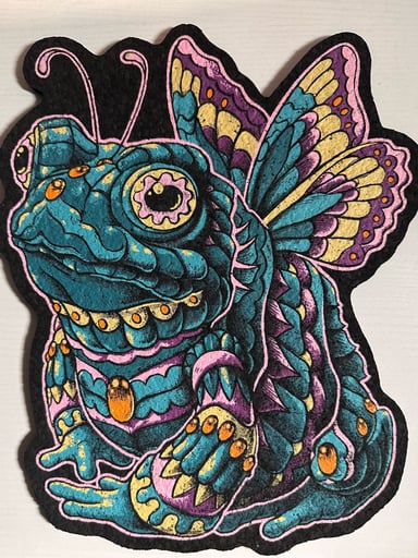 Preview pic of Frog Prince (UV) – Textured, Trippy, Glows