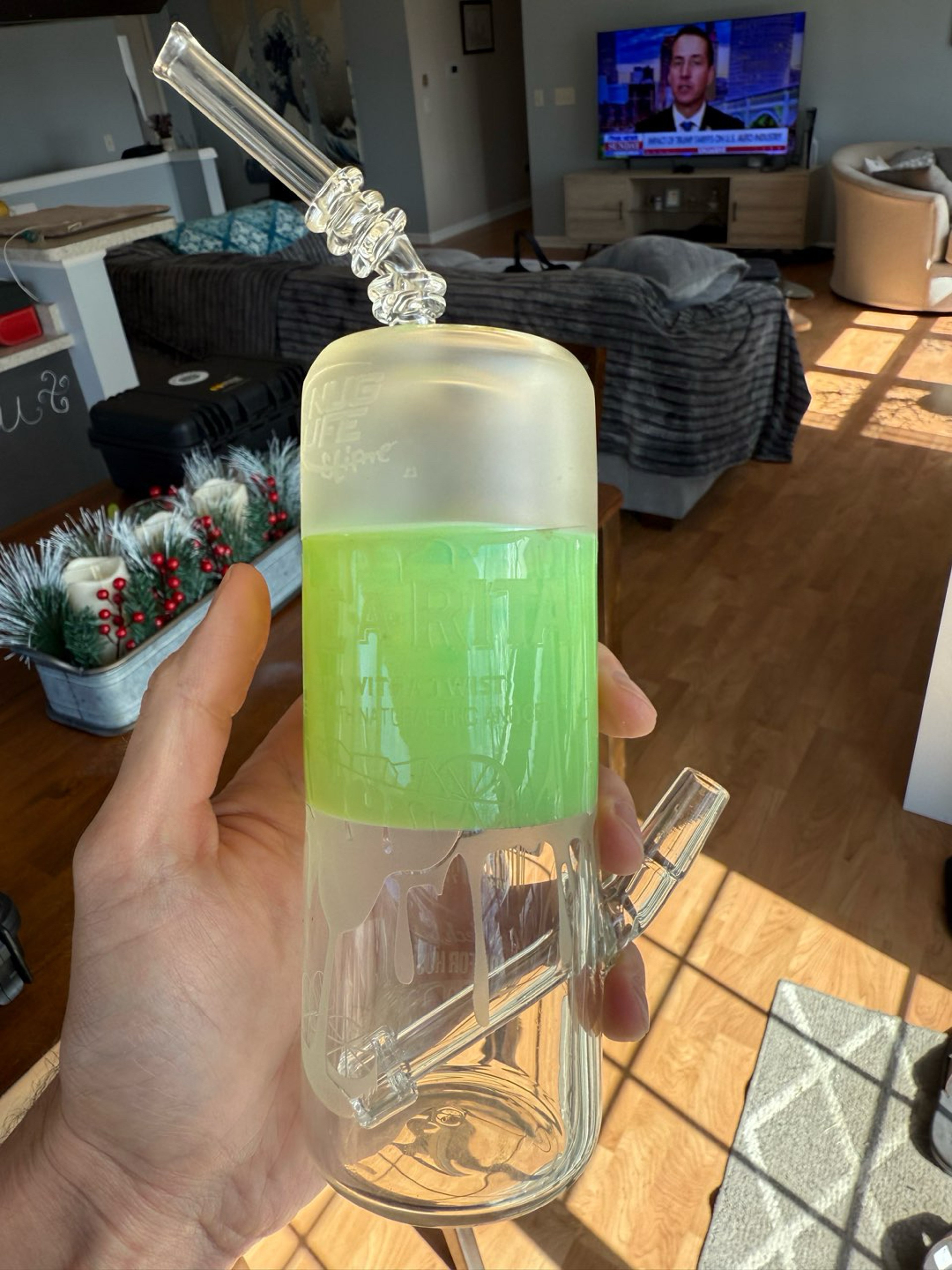 Preview pic of 1 of 1 high tech glass slime-a-Rita prototype
