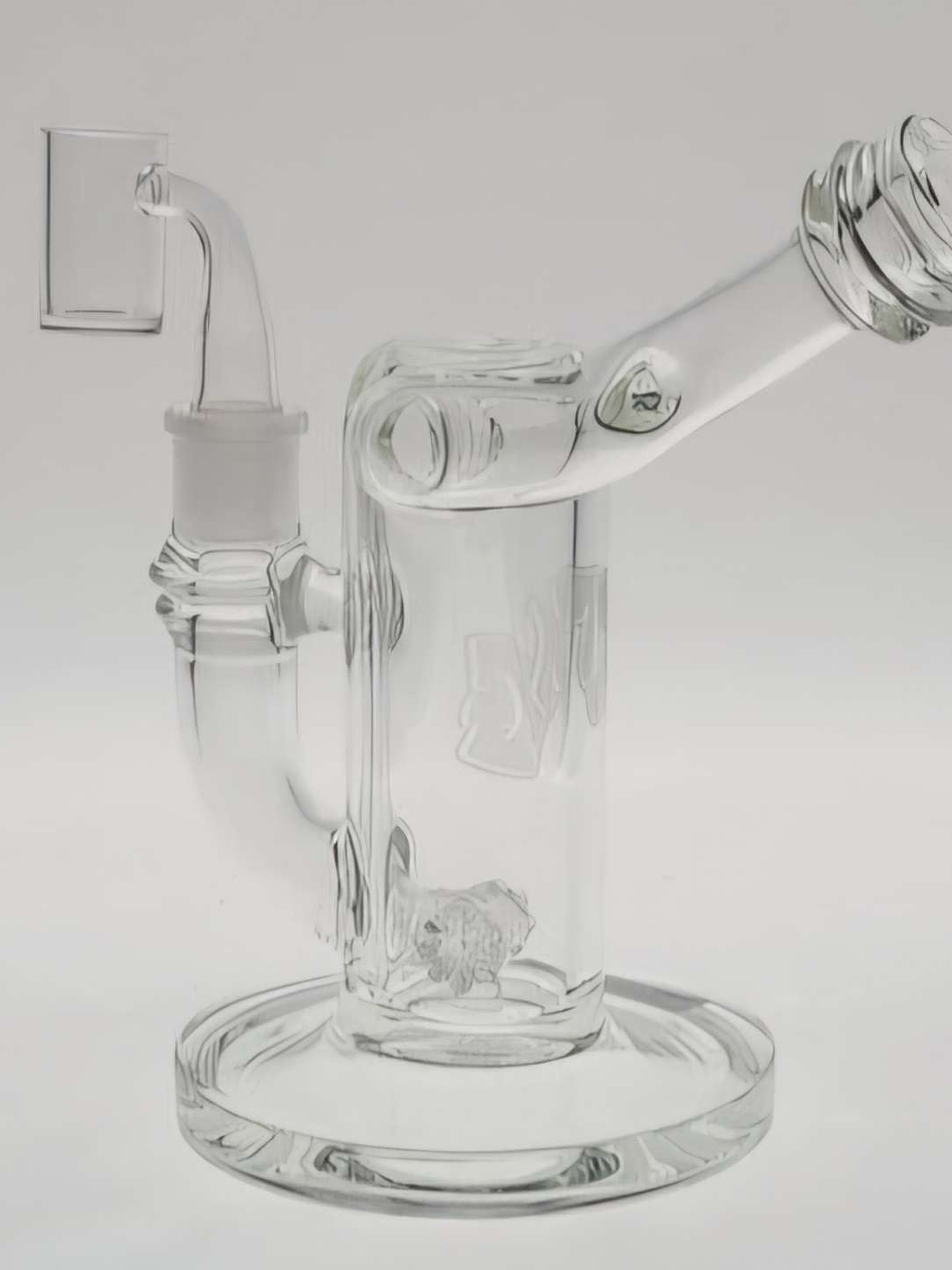 Preview pic of TAG - 8" Hammer Head Perc Side Car Dab Rig Bong 50x7MM