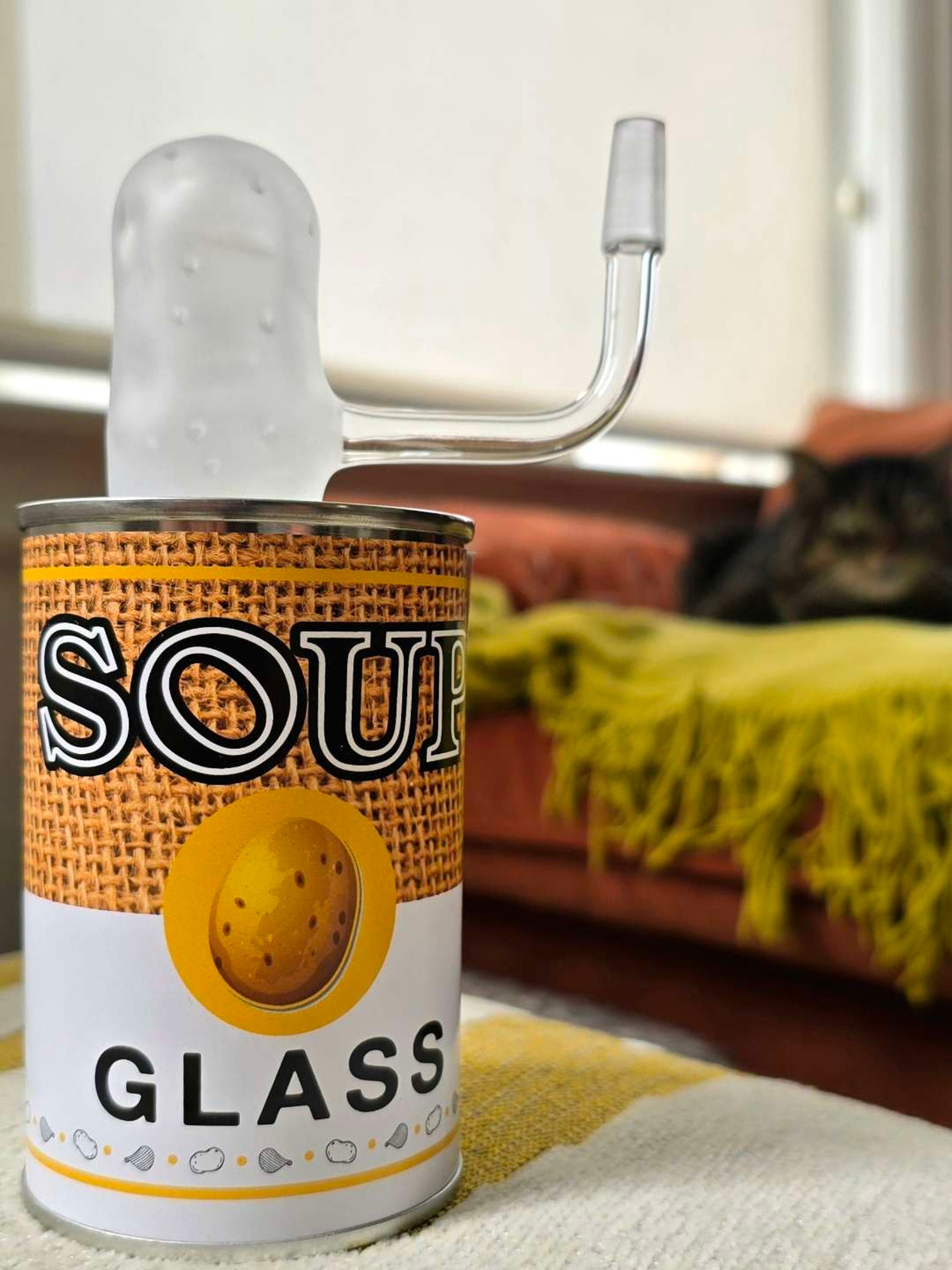 Preview pic of Soup Glass & Alec Blows Glass Potato Banger