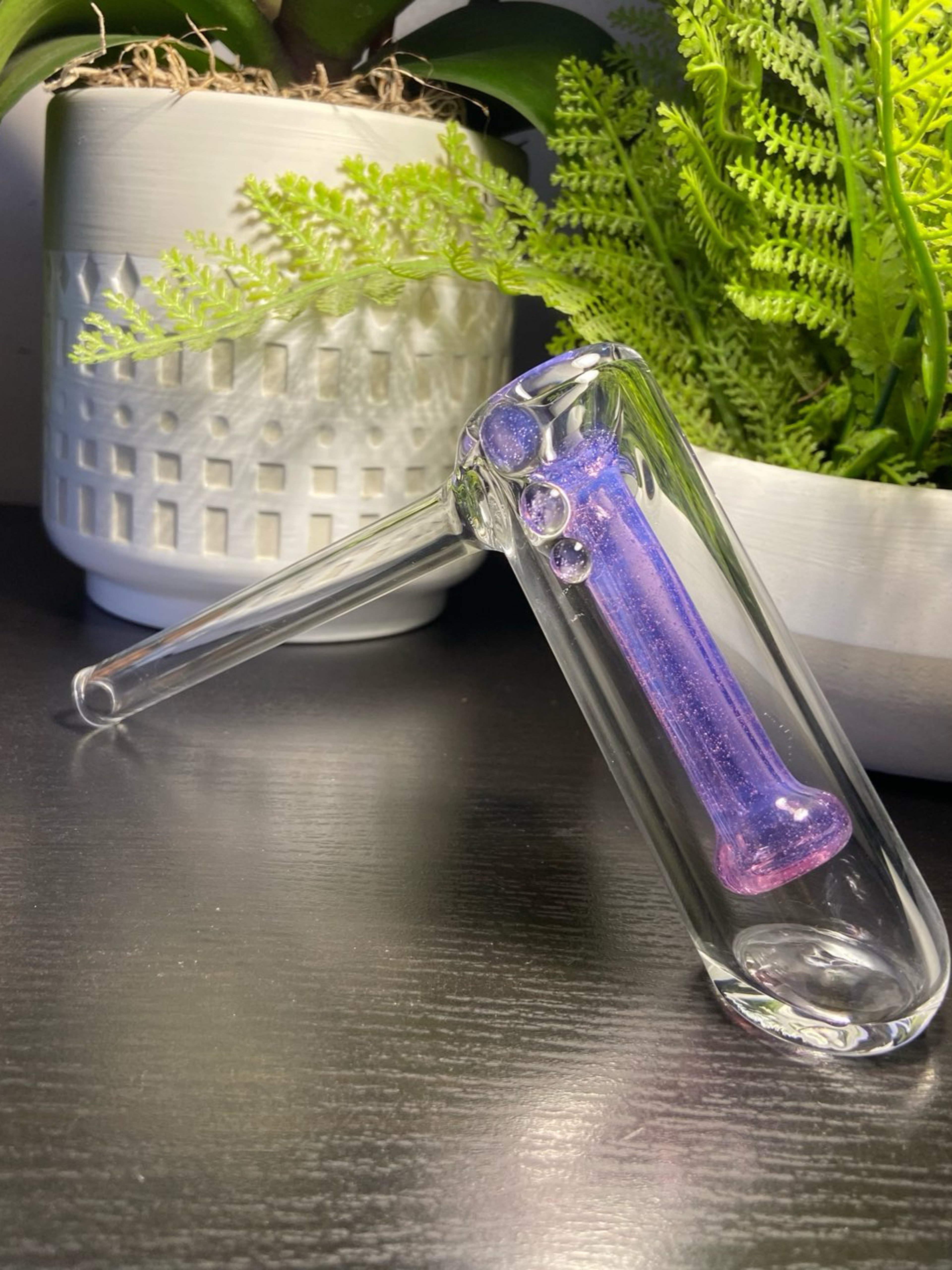 Preview pic of Mini Glass Bubbler pipe pink slime
