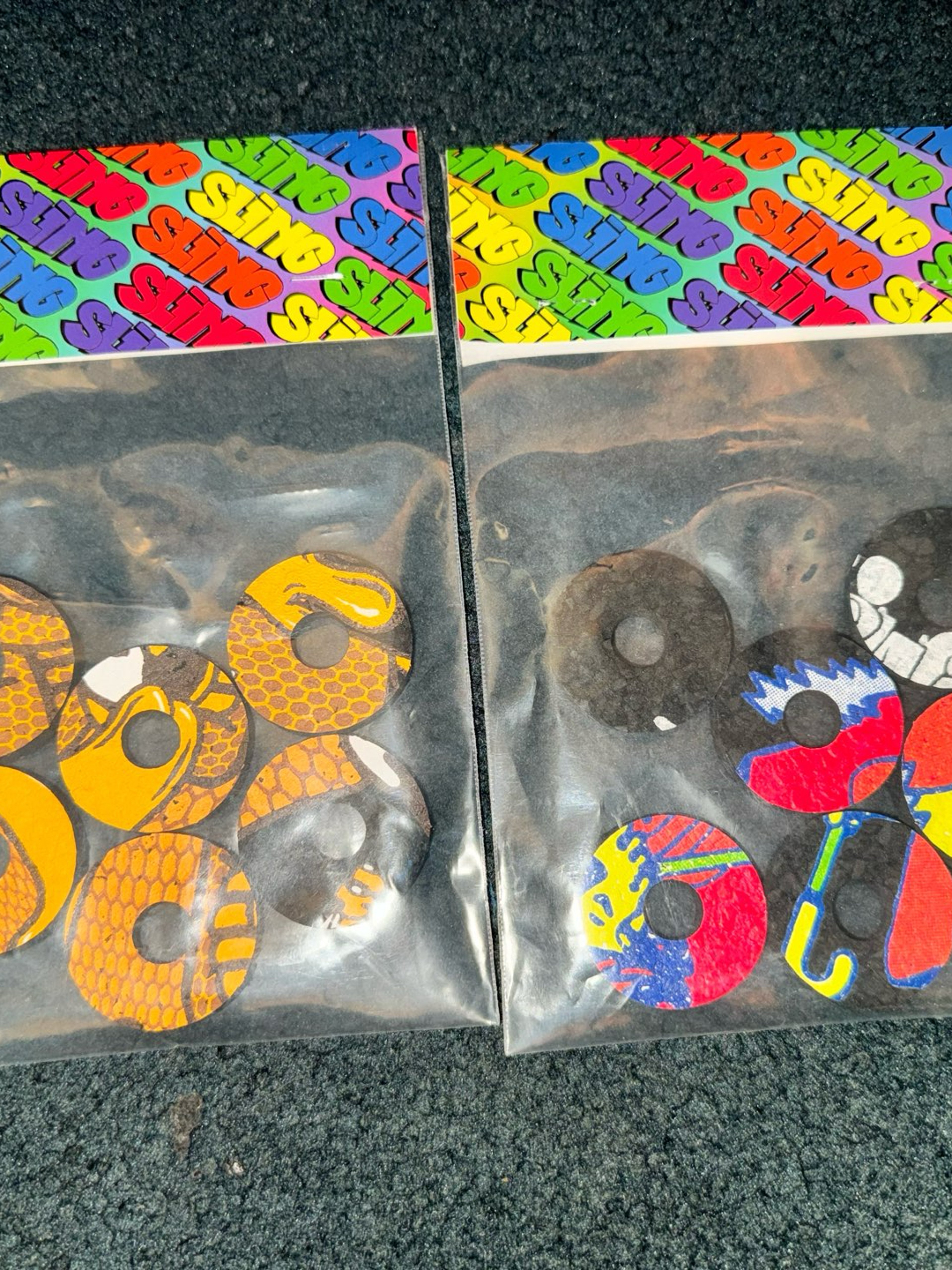Preview pic of Slinger honey girl and lsd girl mood ring packs