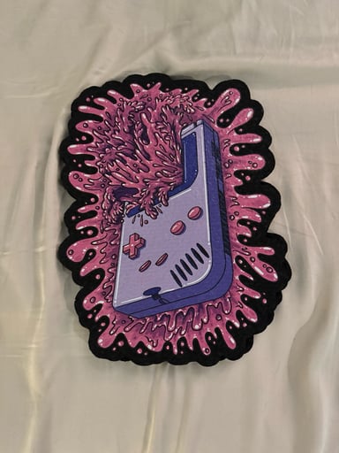 Preview pic of Purple blood game boy by dark mountain cult