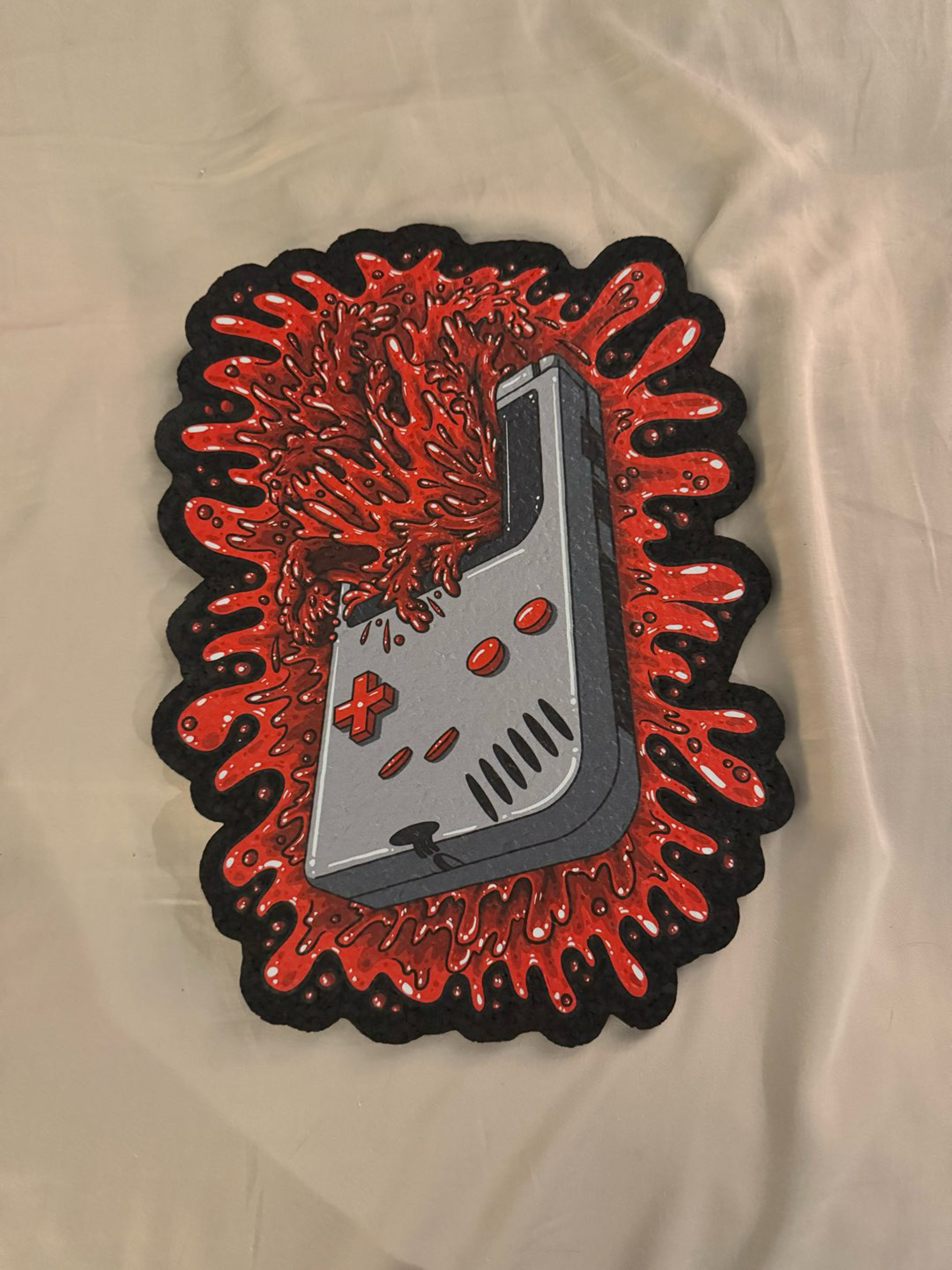 Preview pic of Red blood game boy by dark mountain cult