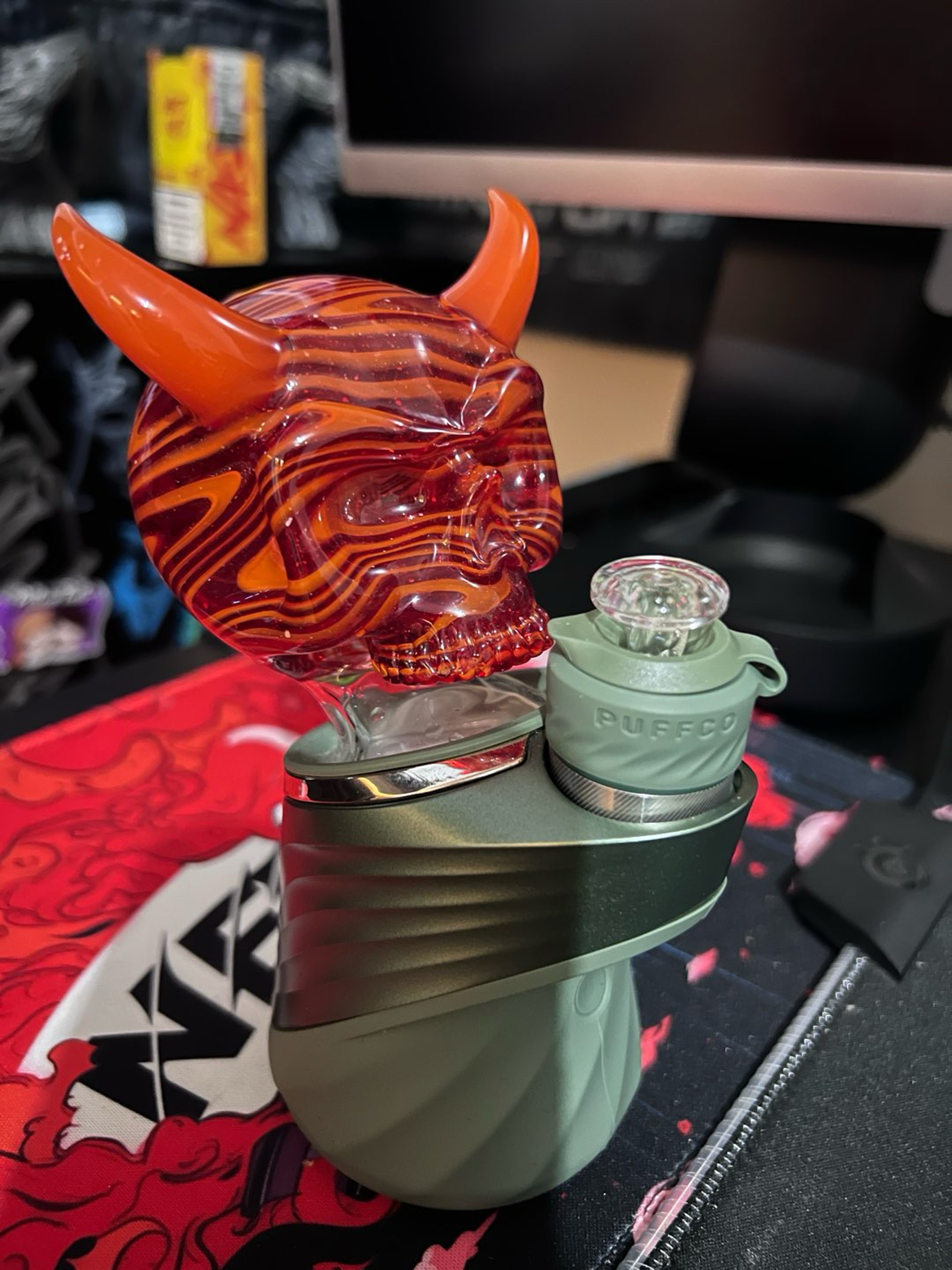 Preview pic of UV Vermillion Skull Top