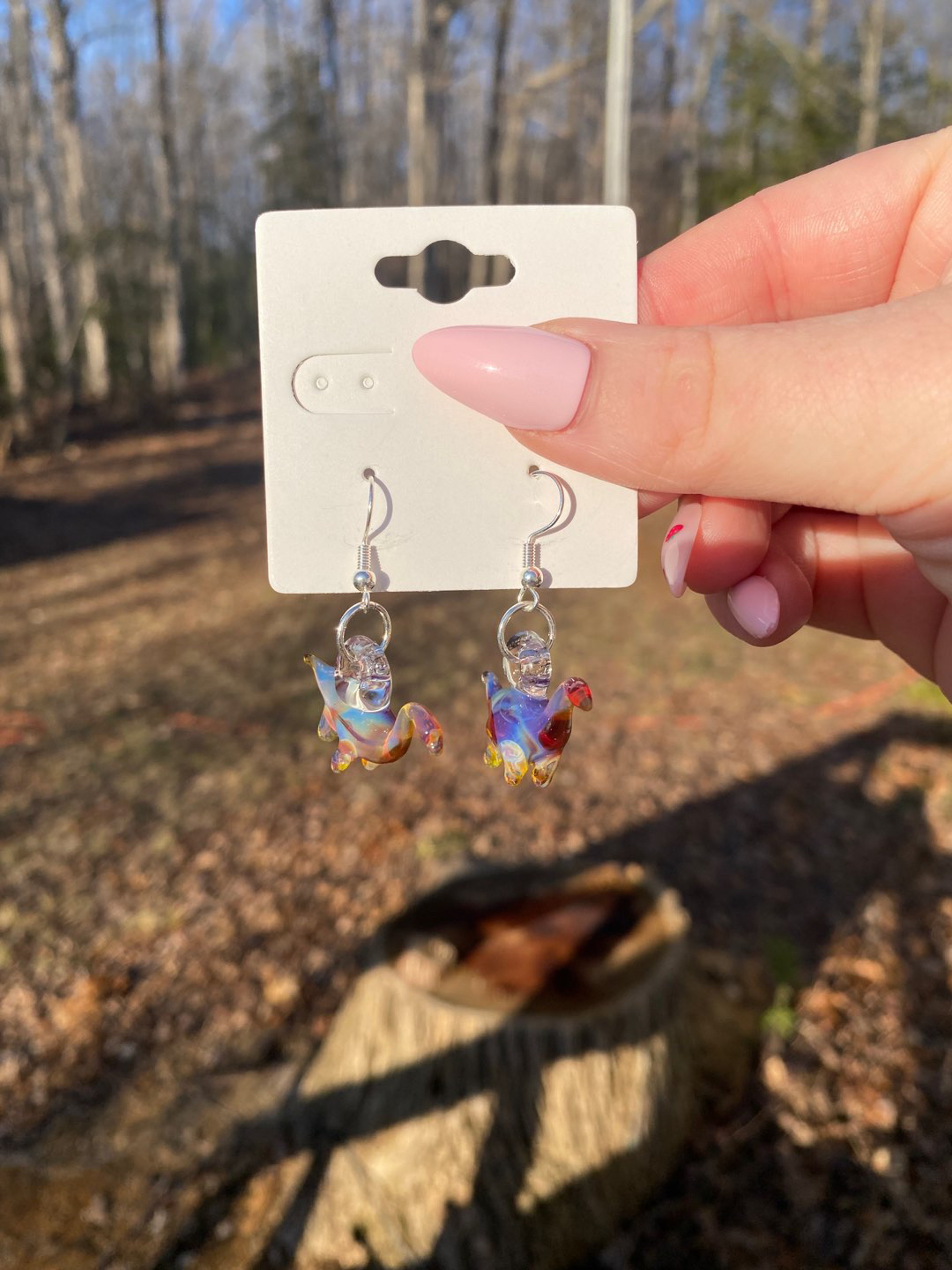 Dinosaur Earrings image 0