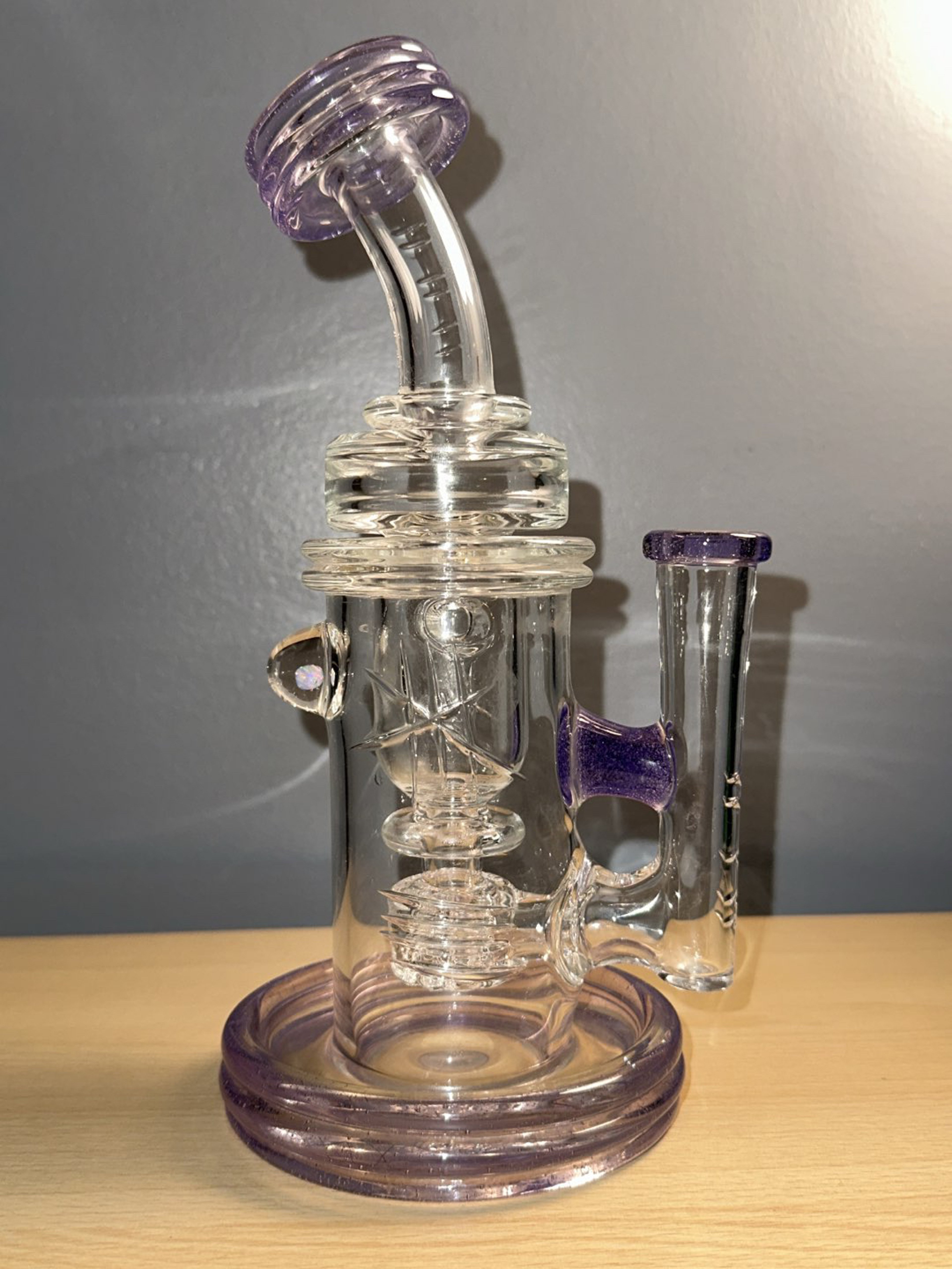 Preview pic of Bronx Glass Purple 14mm Incycler