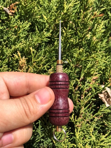 Preview pic of Purpleheart Bowl Poker Keychain