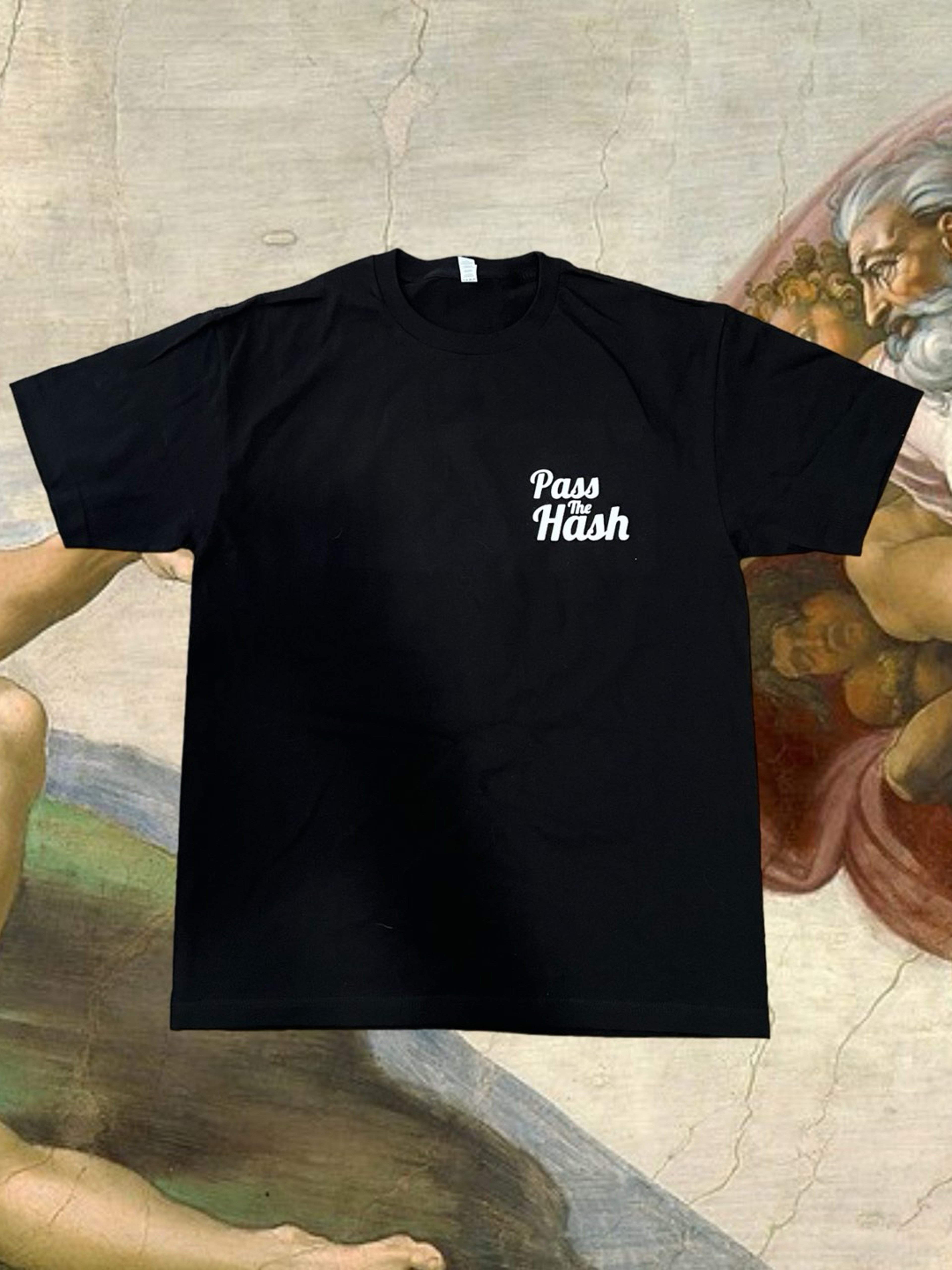 Preview pic of Pass The Hash Tee Black: M-XL