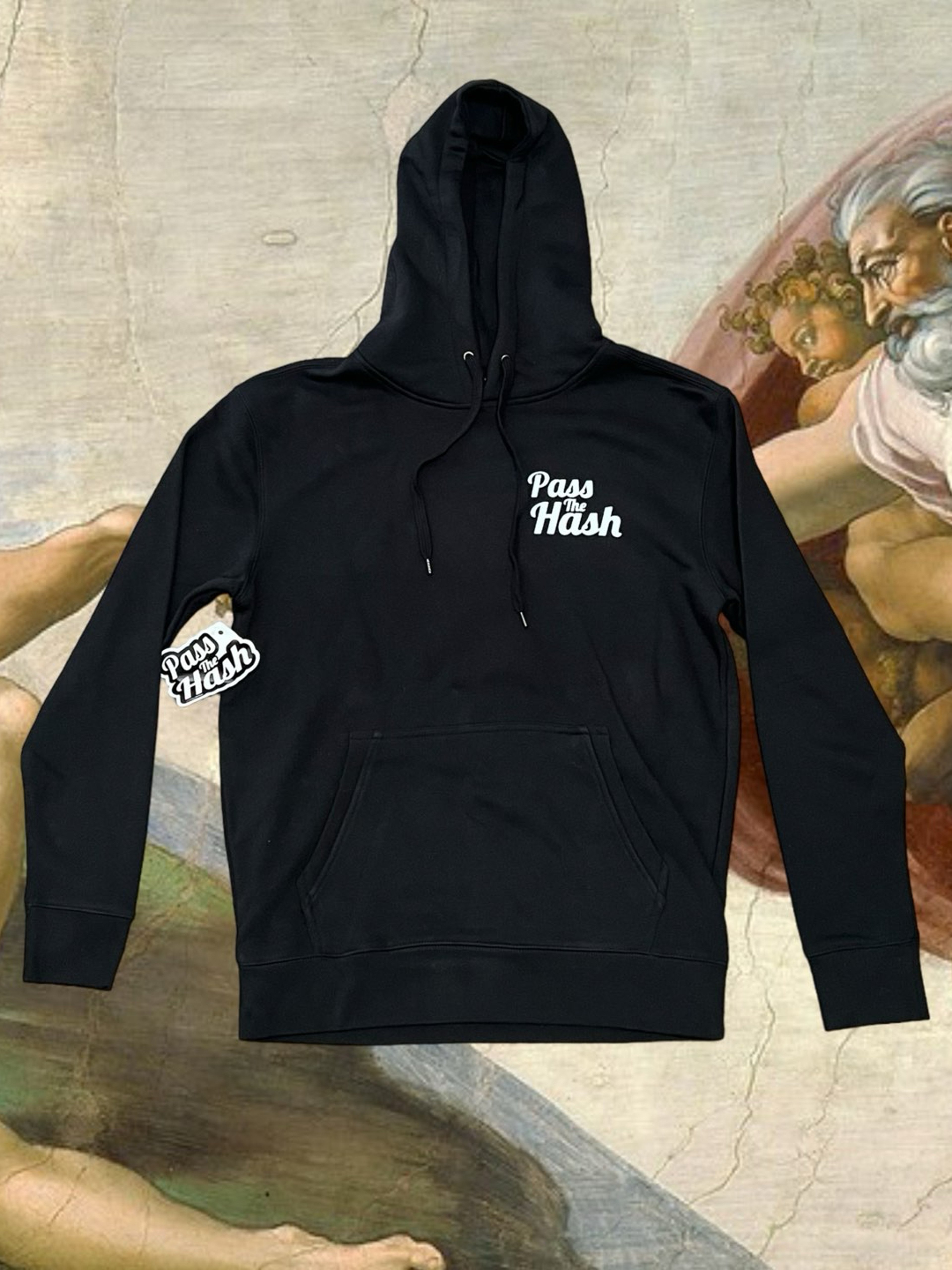Preview pic of Pass The Hash Pull-over Hoodie Black: M-XL