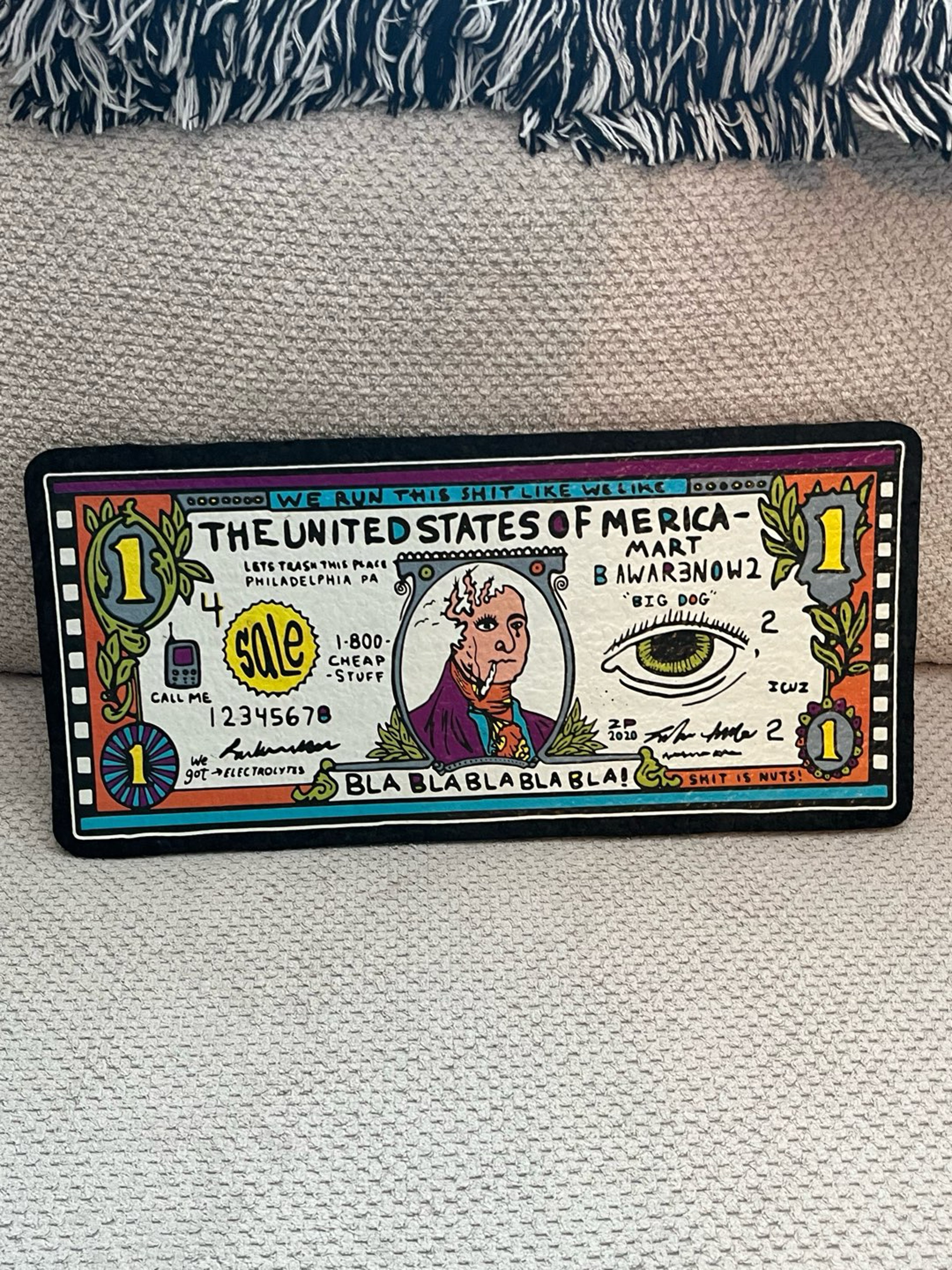Preview pic of $1 Dollar Mat by Zach P (Ouchkick) x Moodmats