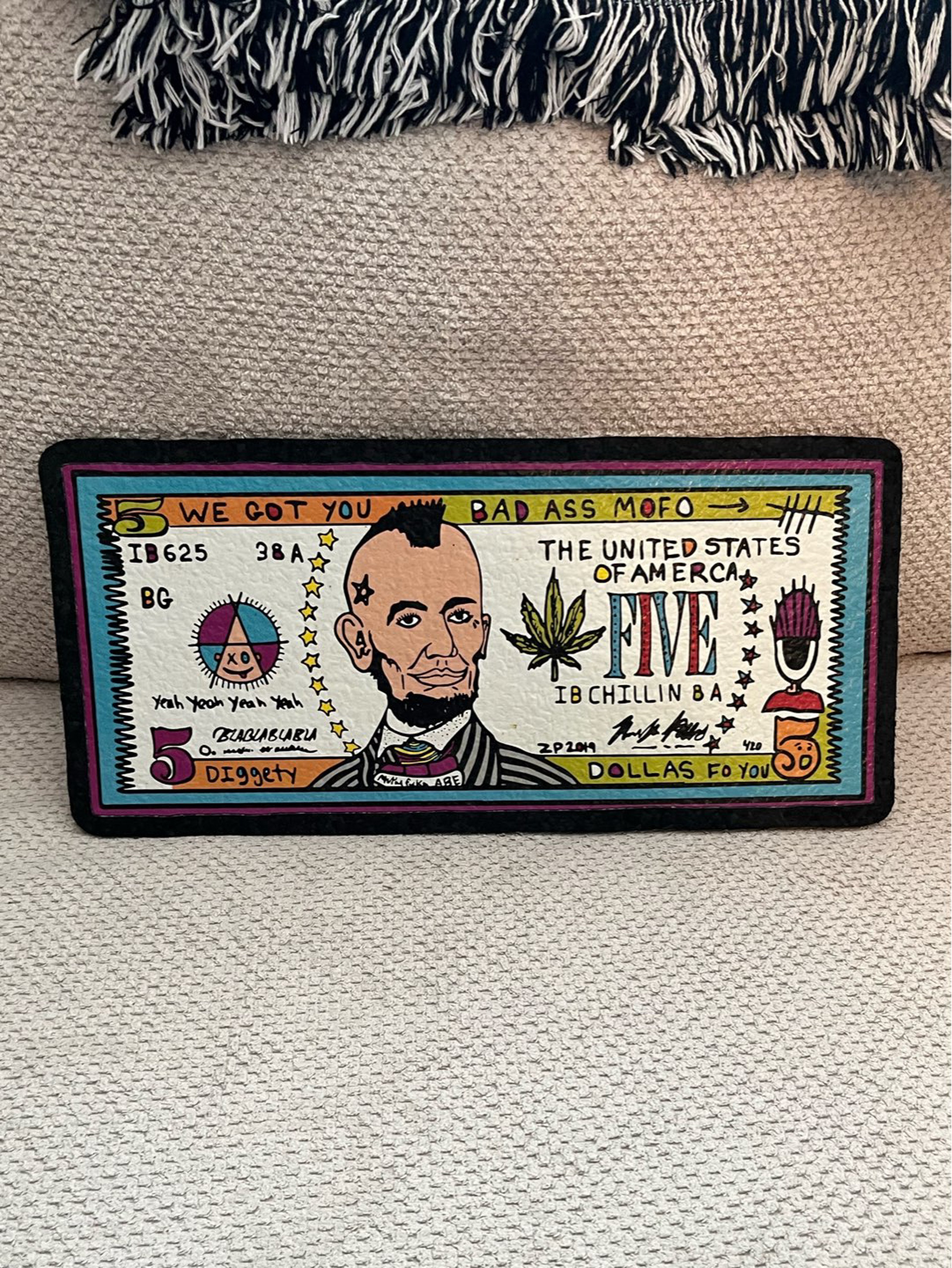 Preview pic of $5 Dollar Mat by Zach P (Ouchkick) x Moodmats