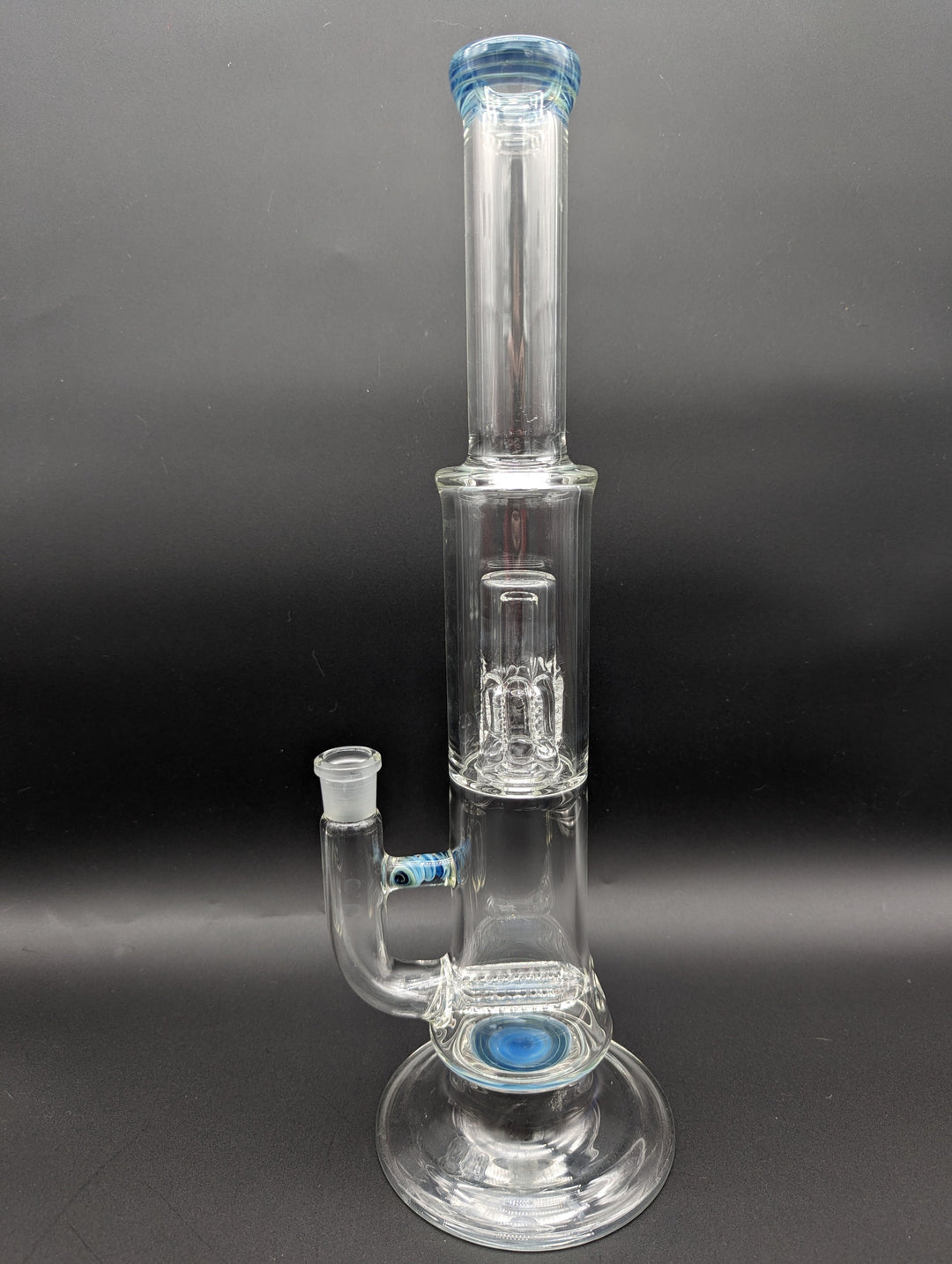 Preview pic of FIRE WITHIN GLASS - DUAL PERC STRAIGHT TUBE BONG