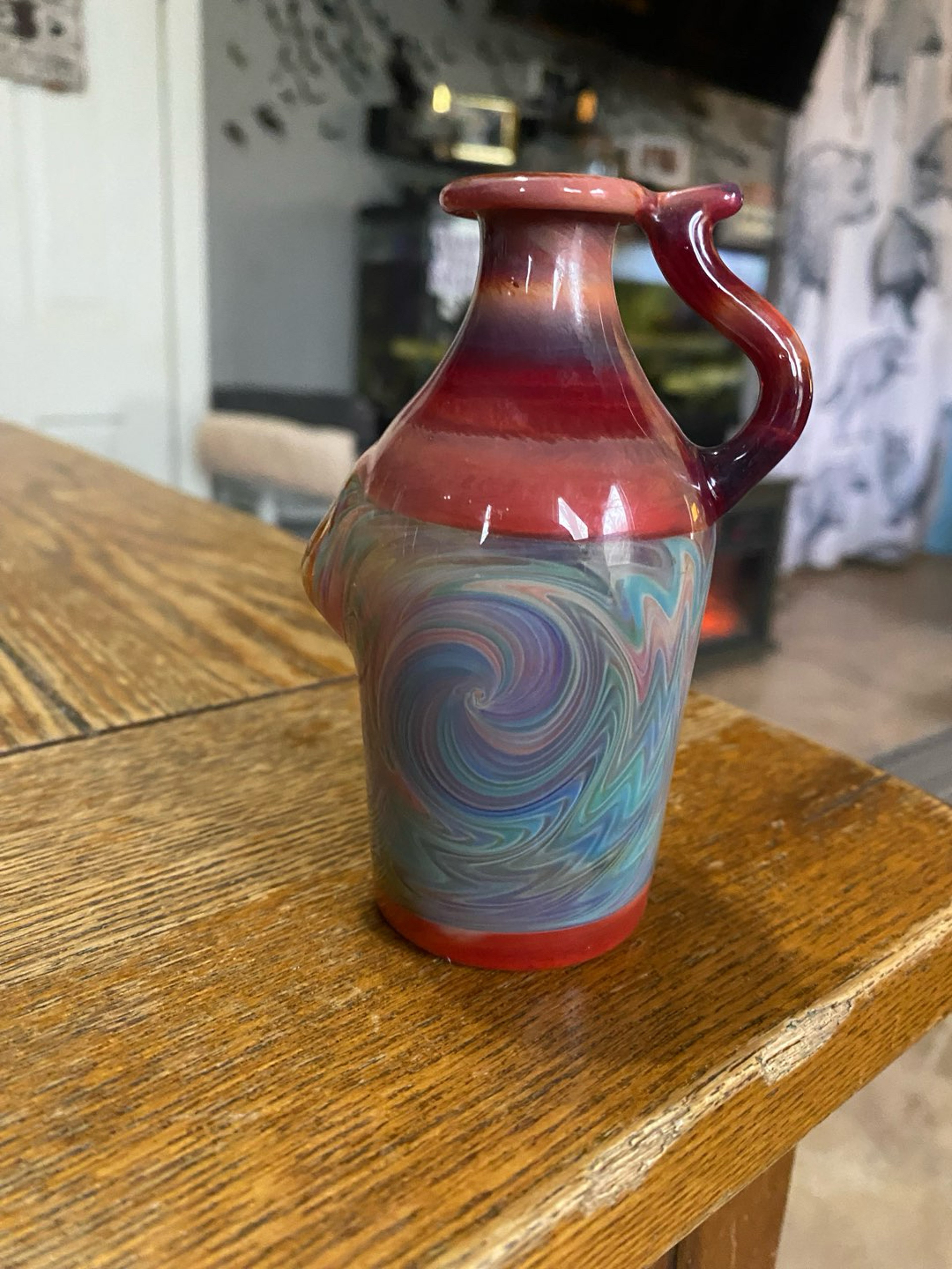 Preview pic of Birdhouse Glass Jug