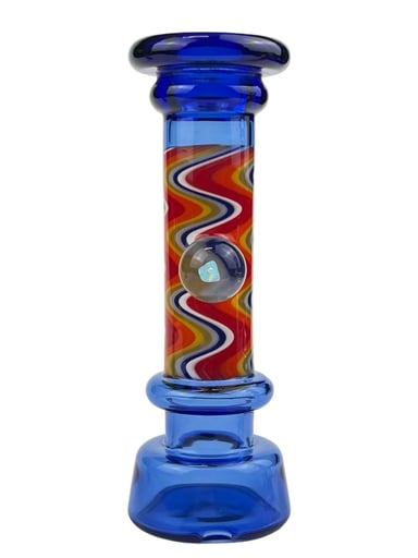Preview pic of Blue Wig Wag Dry Top Attachment for Puffco Peak