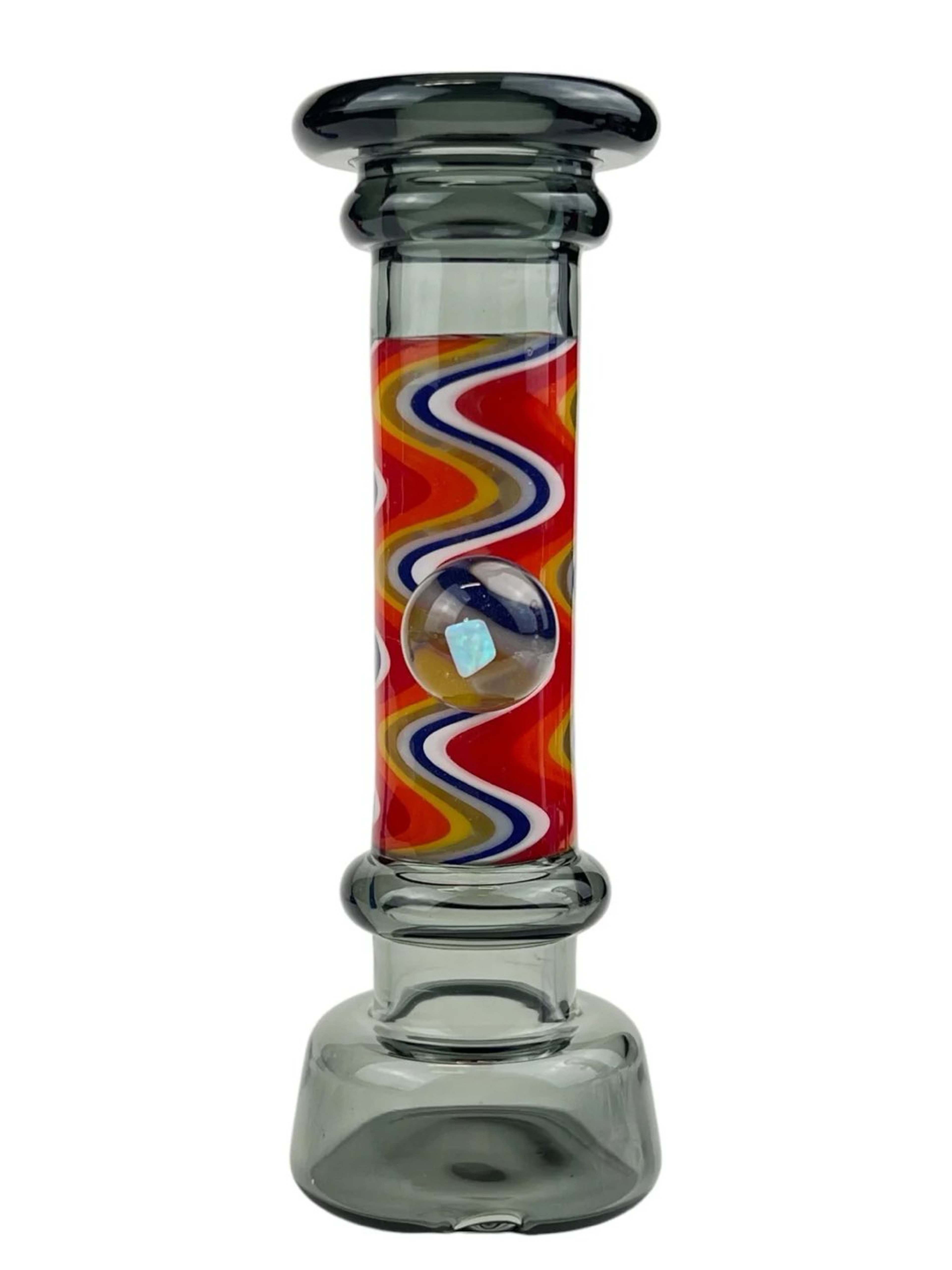 Preview pic of Smoke Black Wig Wag Dry Top Attachment for Puffco Peak