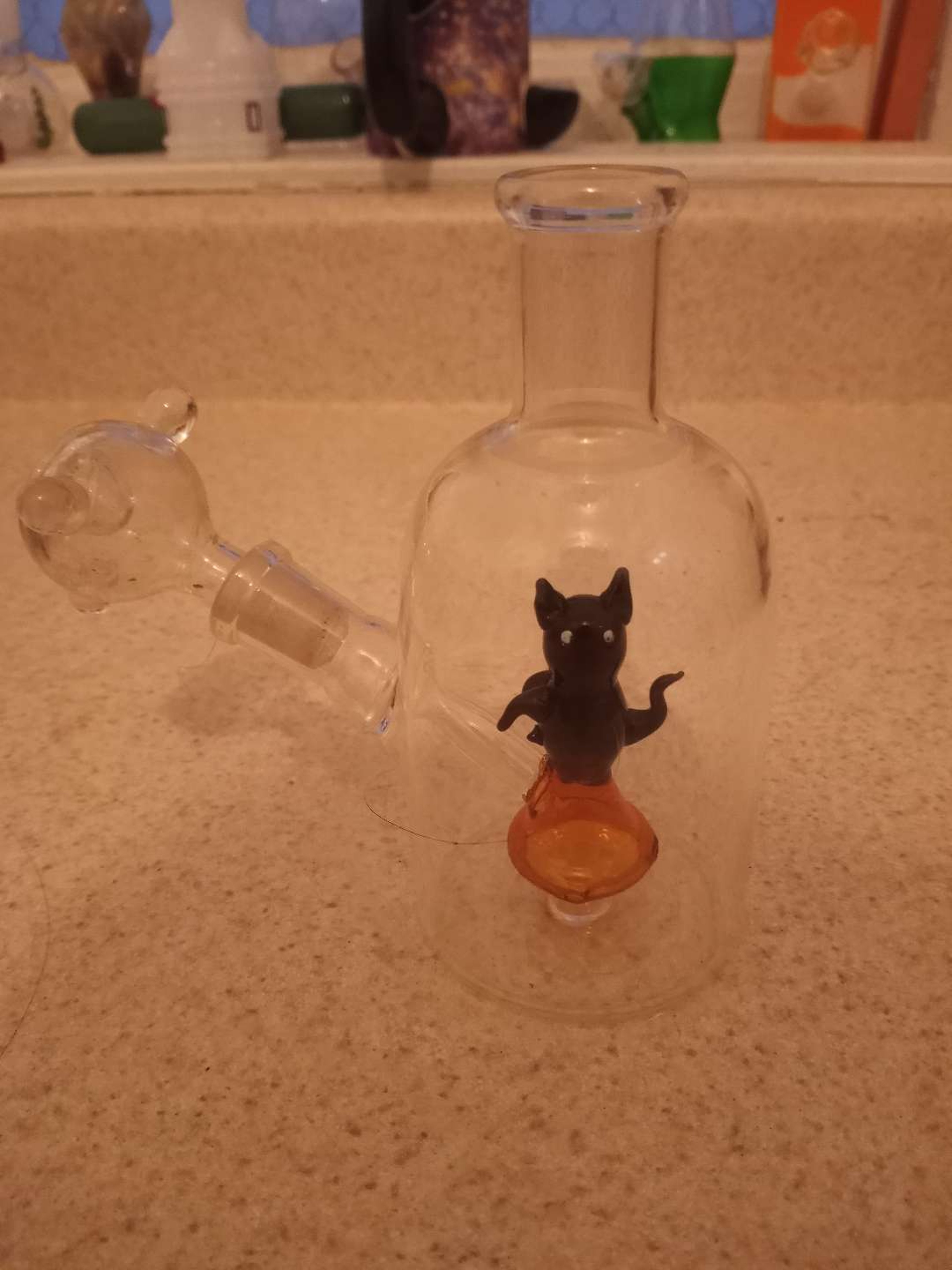 Preview pic of Little black devil bong