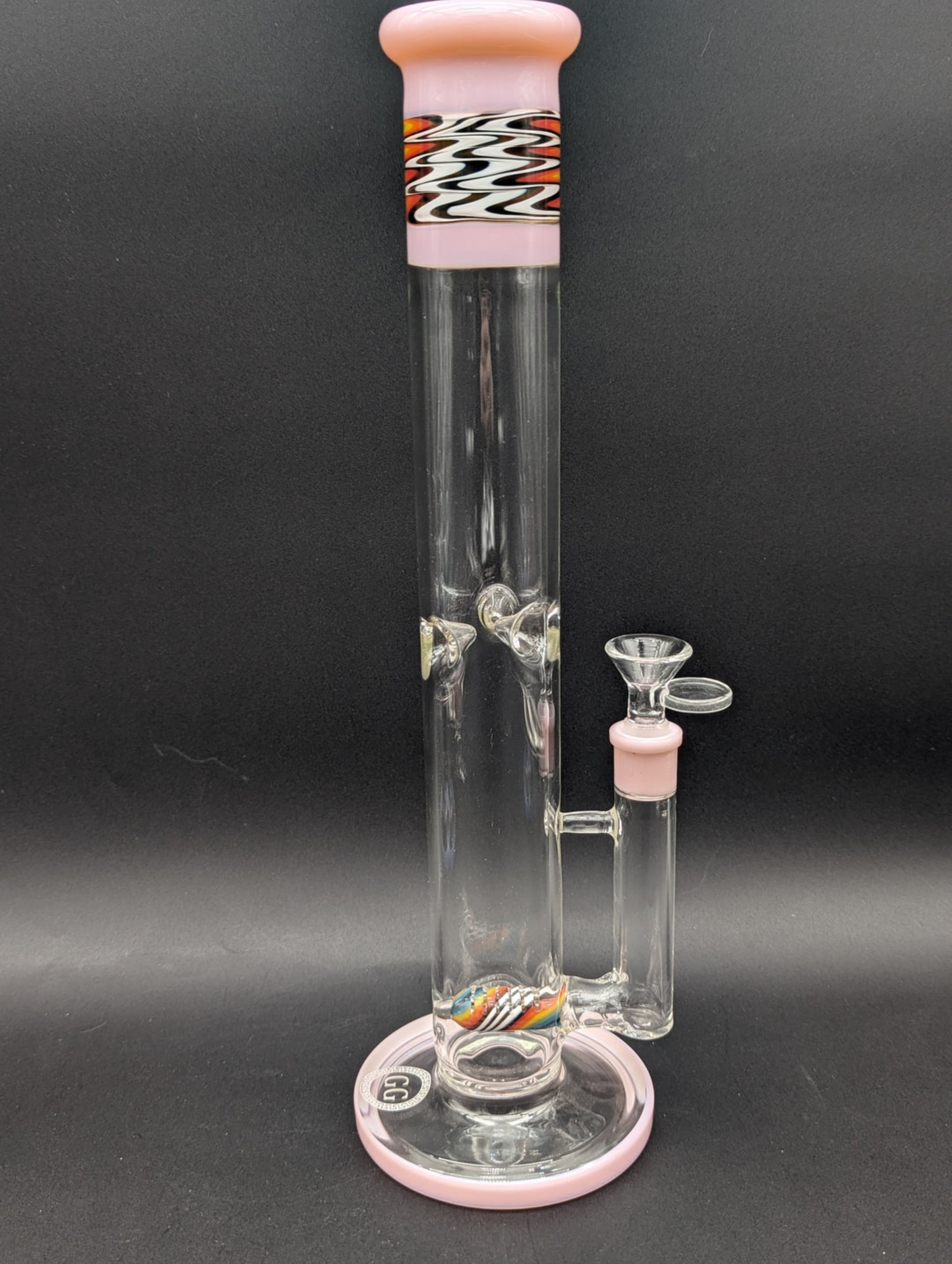 Preview pic of GREEK GLASS WIG WIG GRIDDED INLINE - PINK