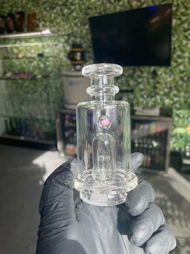 Preview pic of Charlie Shaw Puffco Water Top Clear w/ Opal