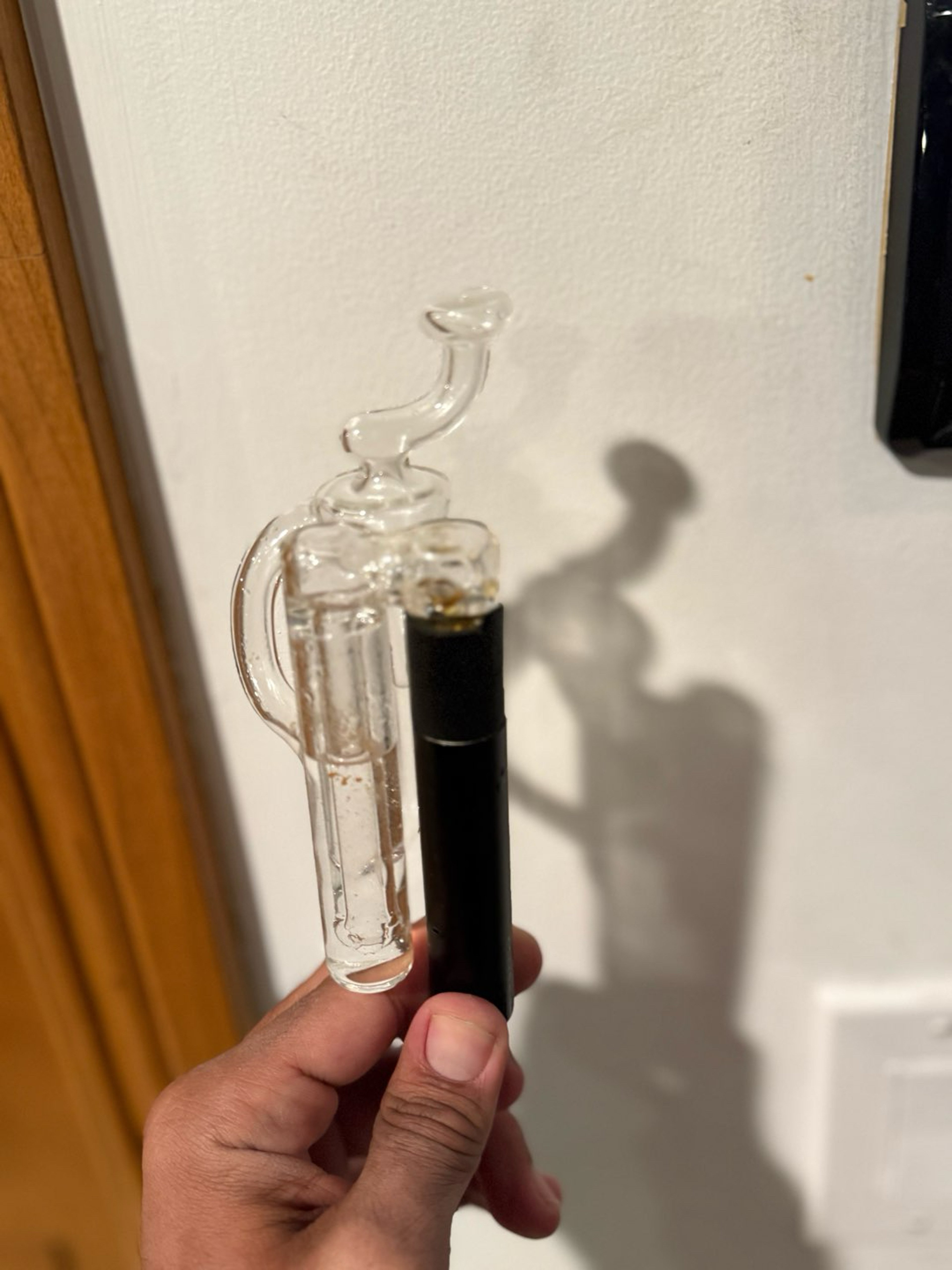 Preview pic of 300 reatail sold out Video inside 🌪️ LENNON GLASS: CLEAR PWHIPPLER PIVOT MOUTHPIECE AND RECYCLER