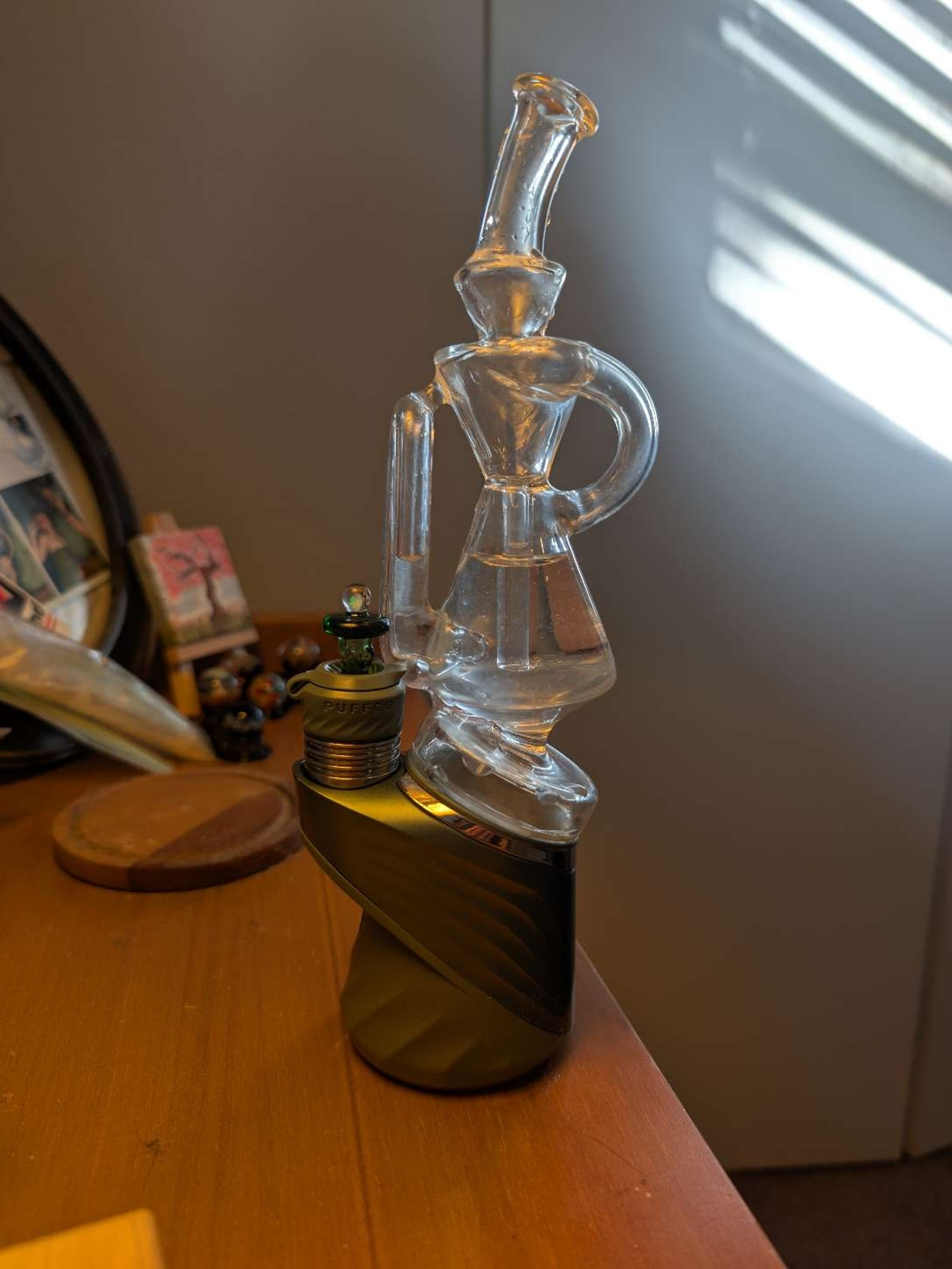 Preview pic of Greek Glass - Puffco Peak Recycler Top