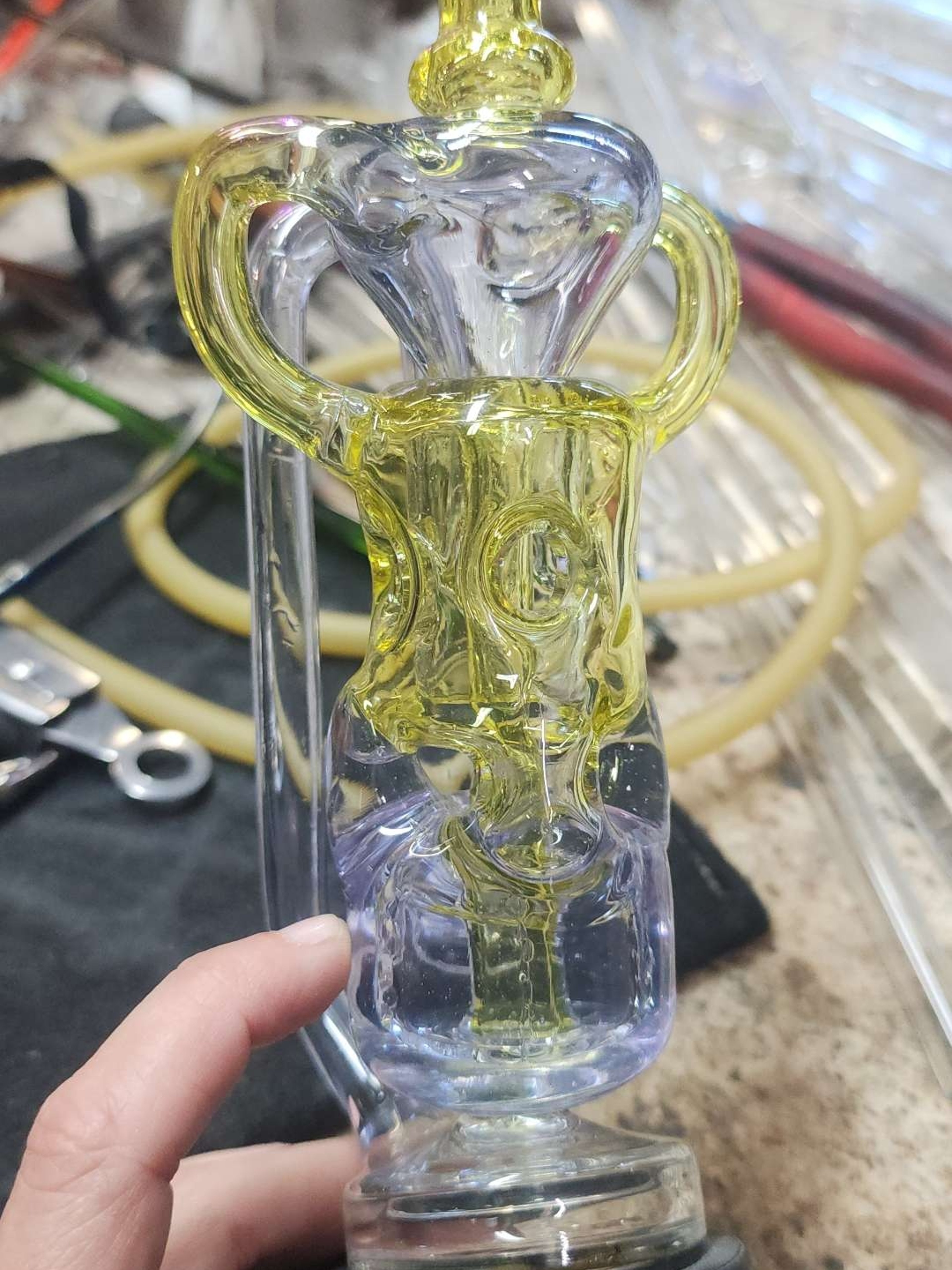 Preview pic of Swiss barrel puffco recycler