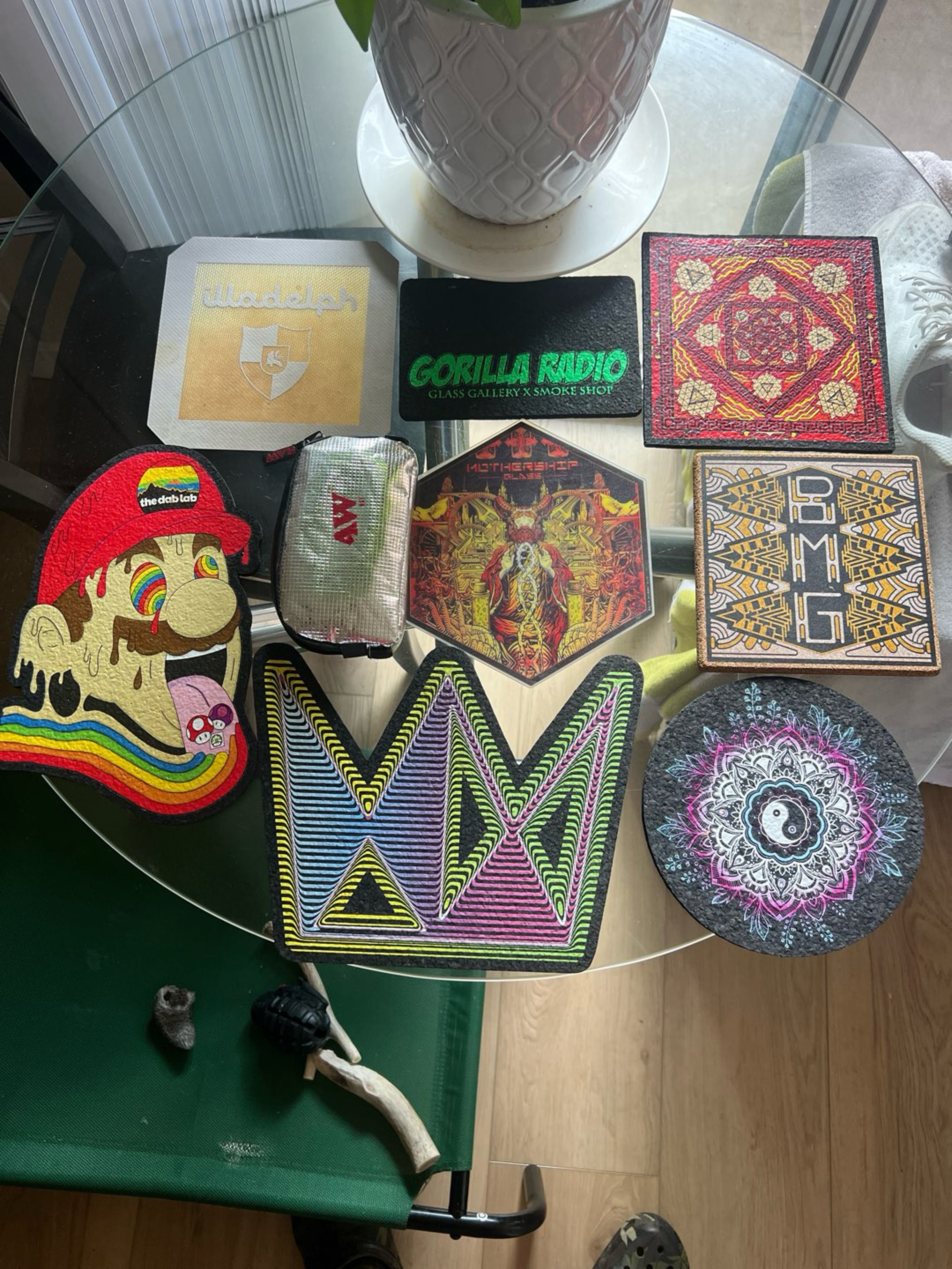 Preview pic of Dab Mat & Mood Mat lot NO RESERVE