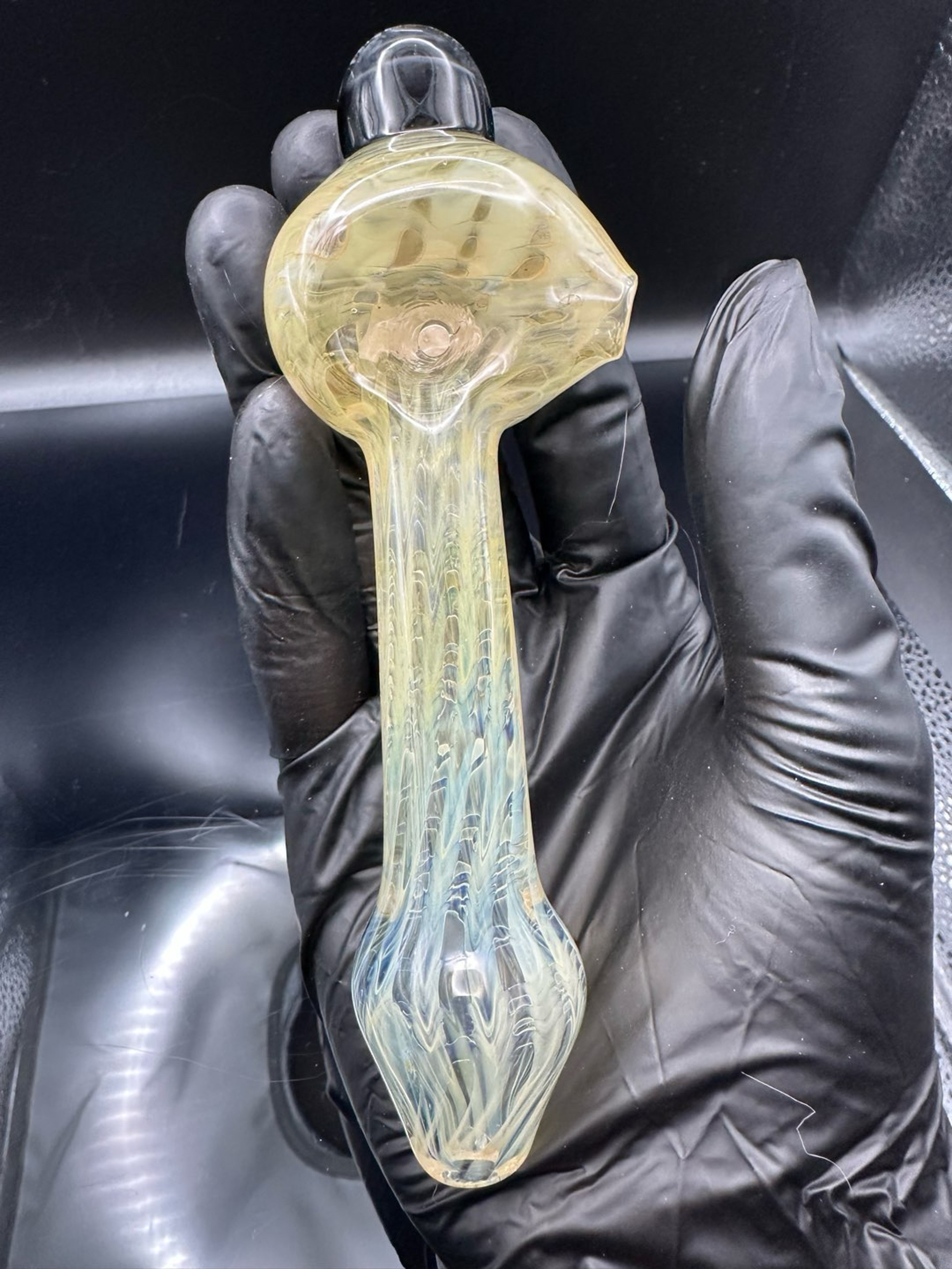 Preview pic of MattZ Fumed Wrap & Rake Spoon w/ Dichro Mib
