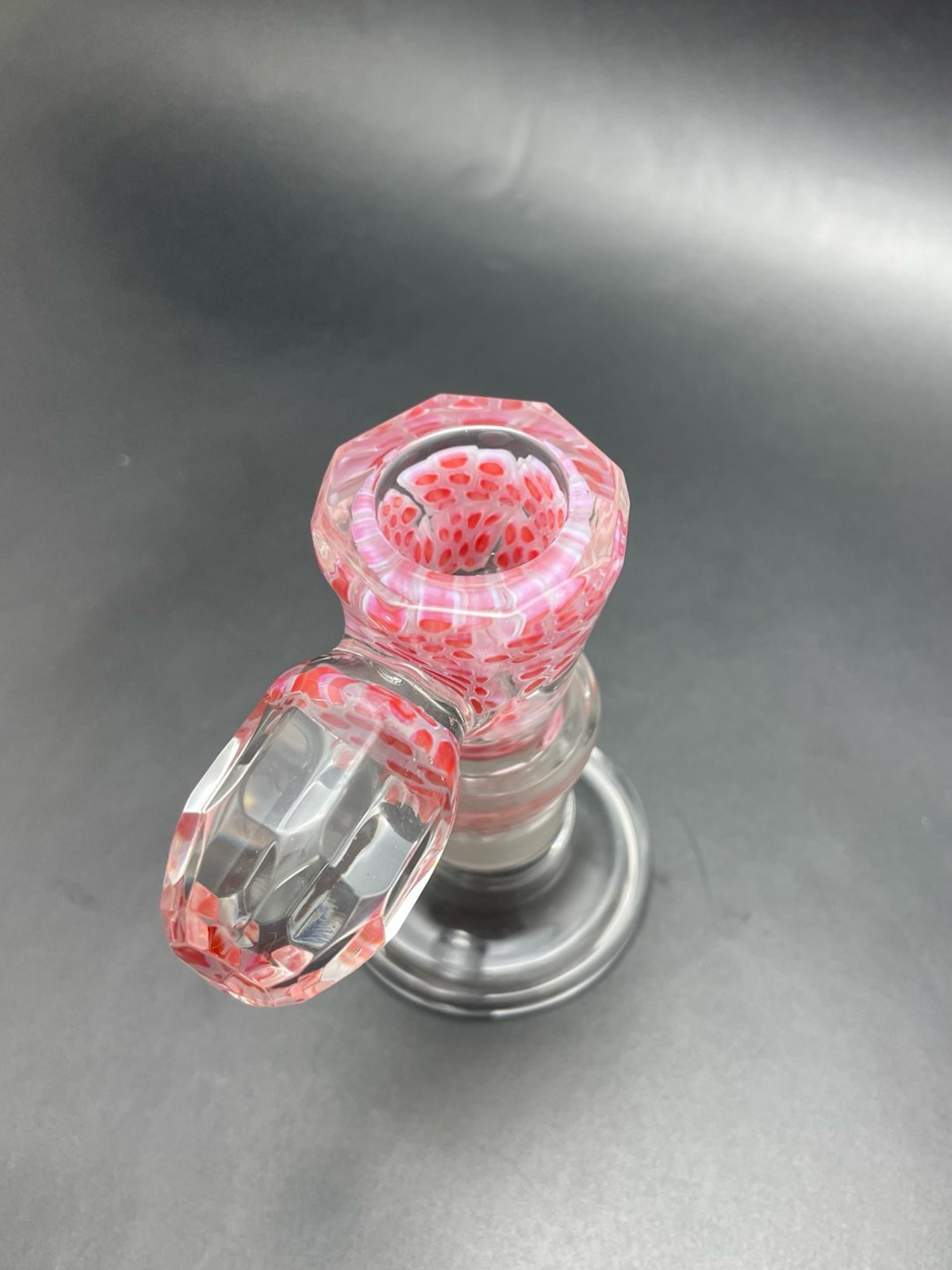 Preview pic of Faceted millie 18mm 4 hole slide